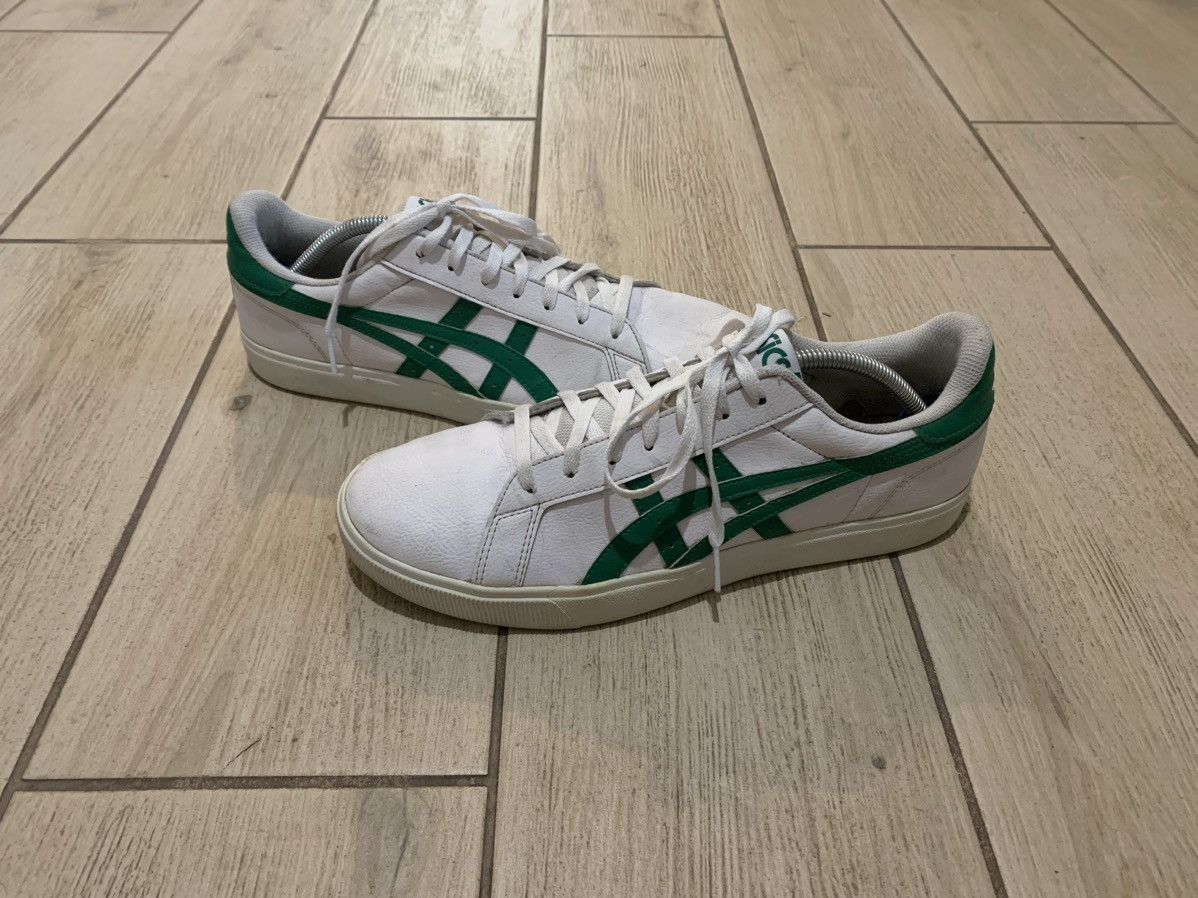 Asics × Onitsuka Tiger × Vintage Asics Vintage Leather White Green Shoes Size US 11.5 / EU 44-45 - 1 Thumbnail