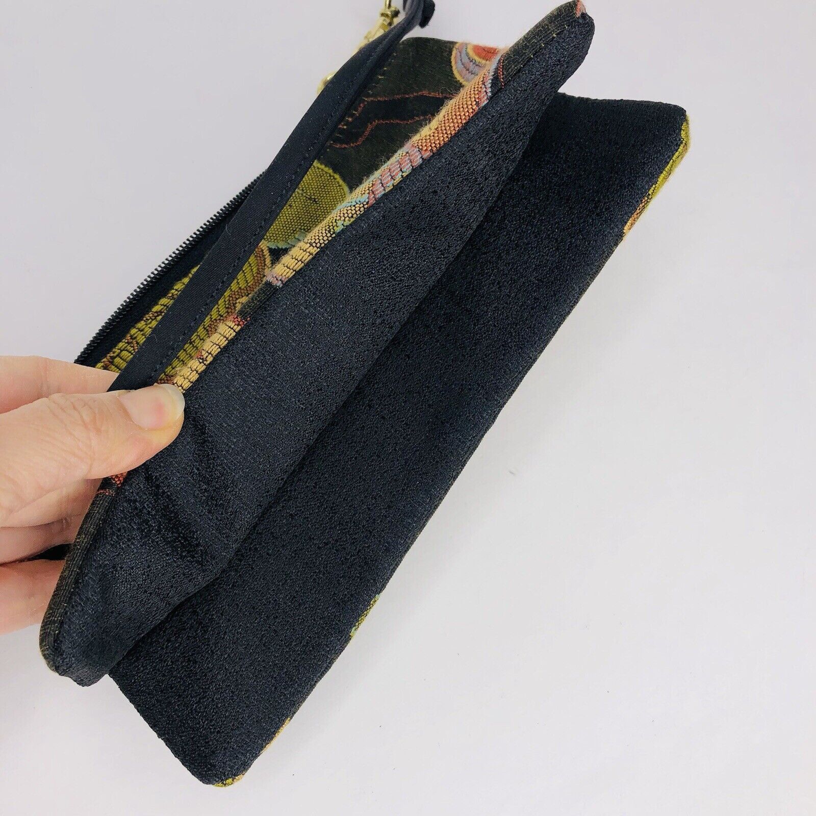 Other Danny K Women Embroidered Floral Wallet Handle Black Size ONE SIZE - 4 Thumbnail