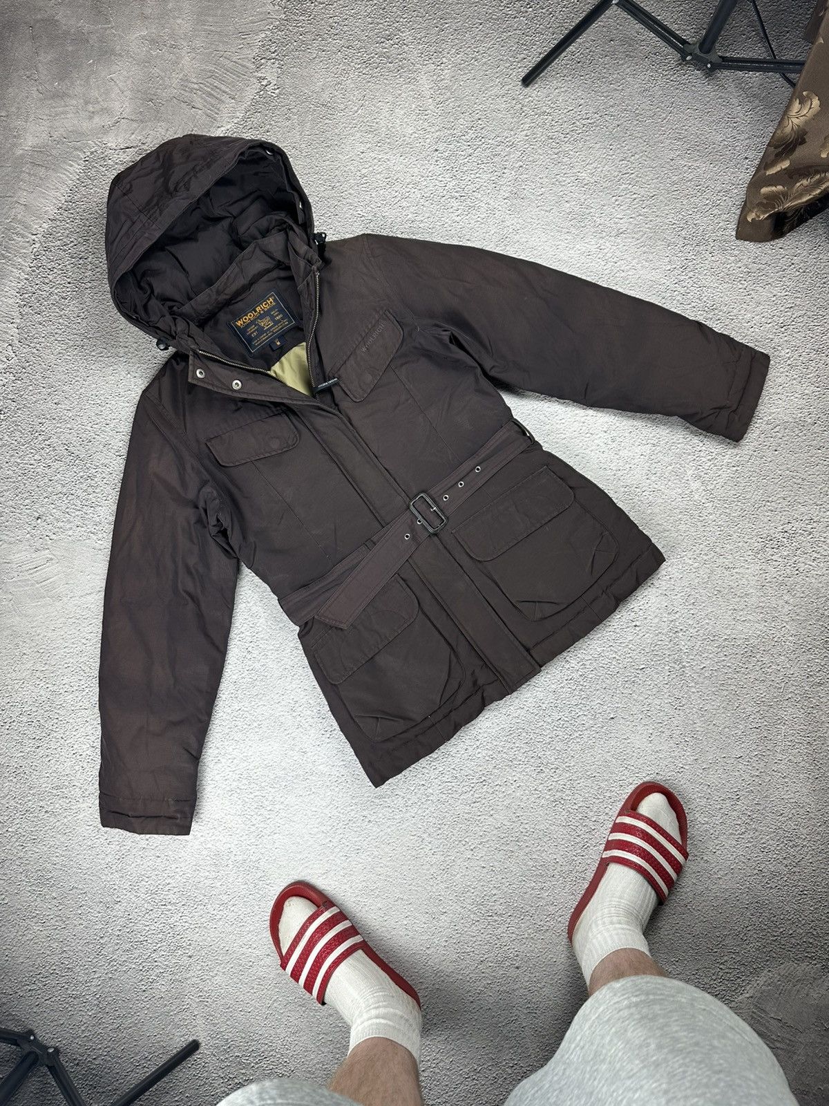 Woolrich Woolen Mills Vintage Woolrich Down Puffer Jacket Faded Y2K Hype Style Size M / US 6-8 / IT 42-44 - 1 Thumbnail