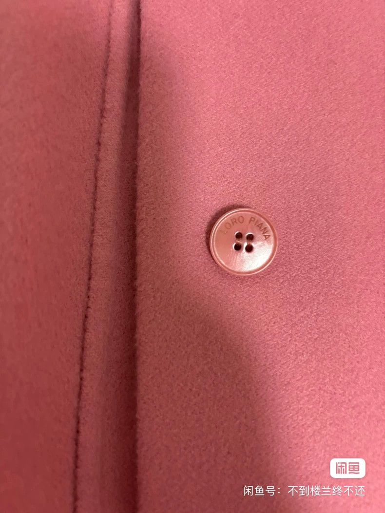 Loro Piana LORO PIANA Chrysanthemum pink double-faced cashmere coat Size M / US 6-8 / IT 42-44 - 5 Thumbnail
