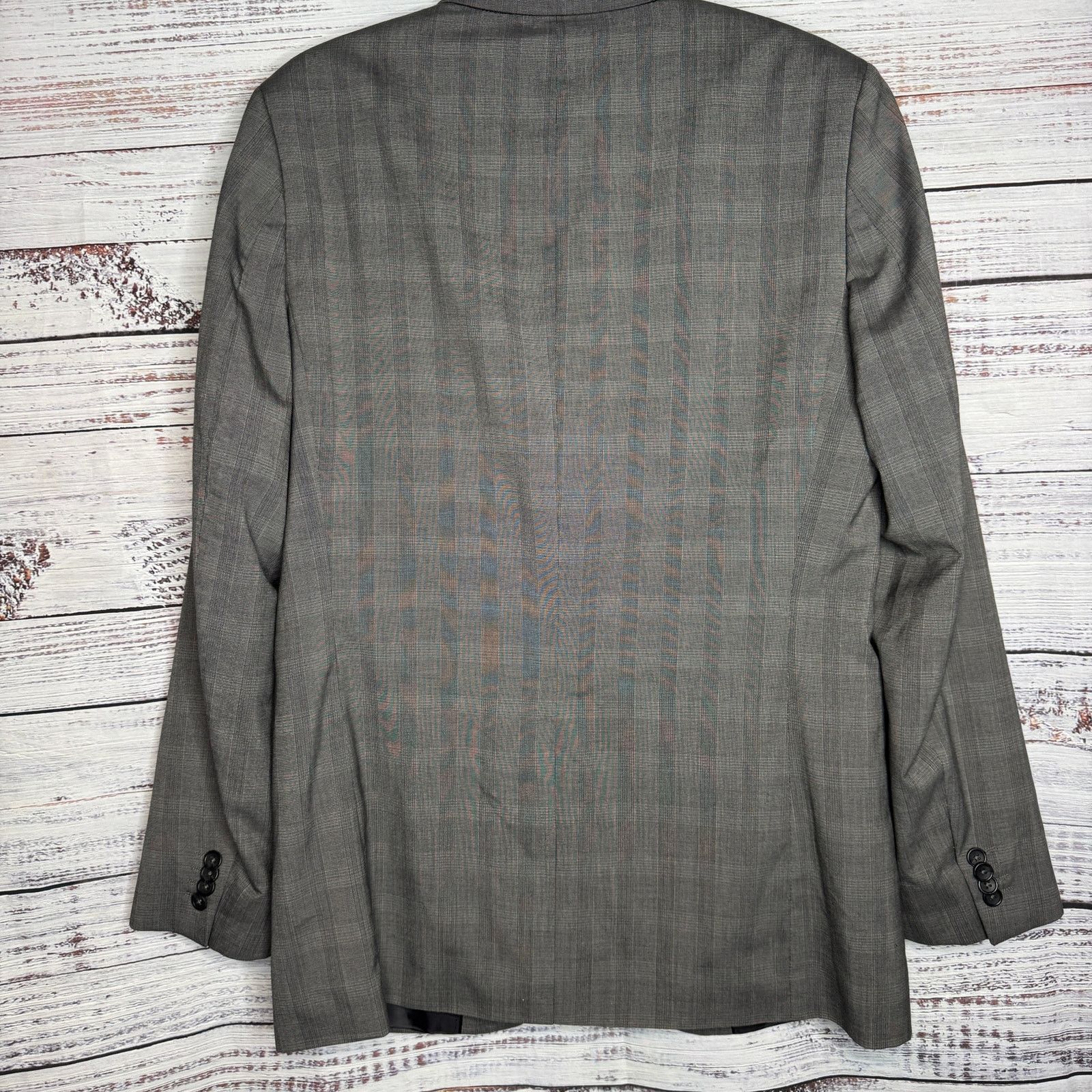 Banana Republic Banana Republic 42L Tailored Gray Blazer Sport Wool Blend Size US XS / EU 42 / 0 - 2 Thumbnail