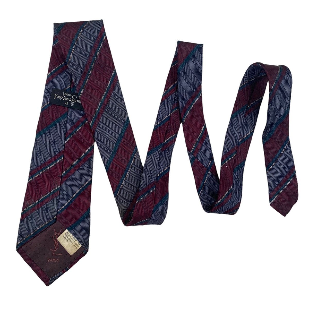 Vintage × Yves Saint Laurent 💥VINTAGE YVES SAINT LAURENT Paris necktie silk tie Size ONE SIZE - 2 Thumbnail