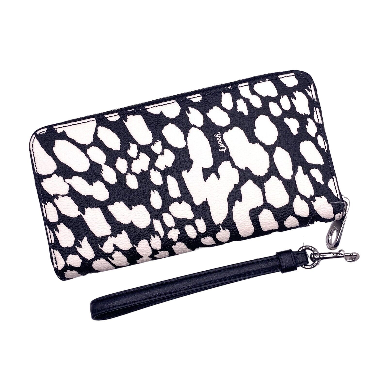 Coach Coach Long Zip Around Wallet With Spotted Animal Print CC473 Size ONE SIZE - 3 Thumbnail