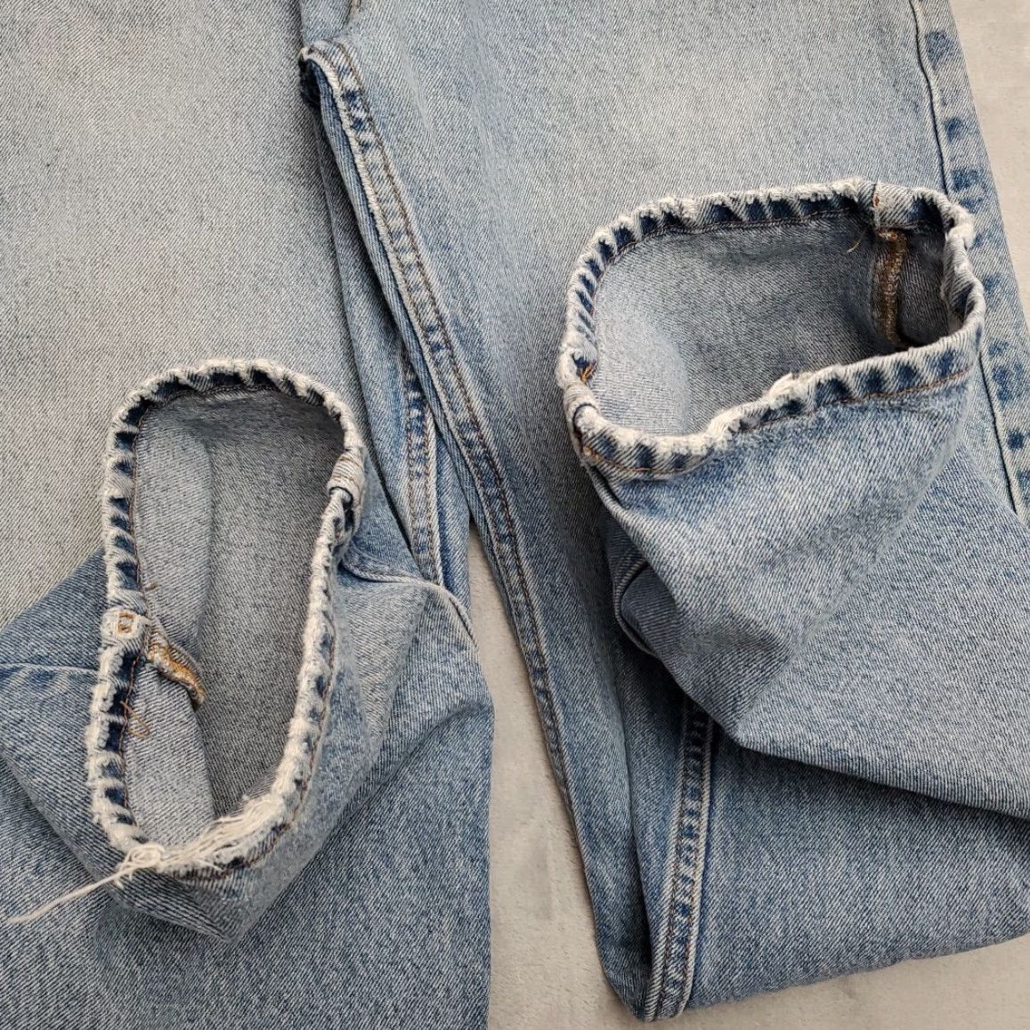Ralph Lauren VINTAGE Chaps Ralph Lauren Jeans Mens 34x32 Loose Fit 5 Pocket Stone Wash Y2K Denim Blue 34 Mens Jeans 90s USA American Size US 34 / EU 50 - 6 Thumbnail