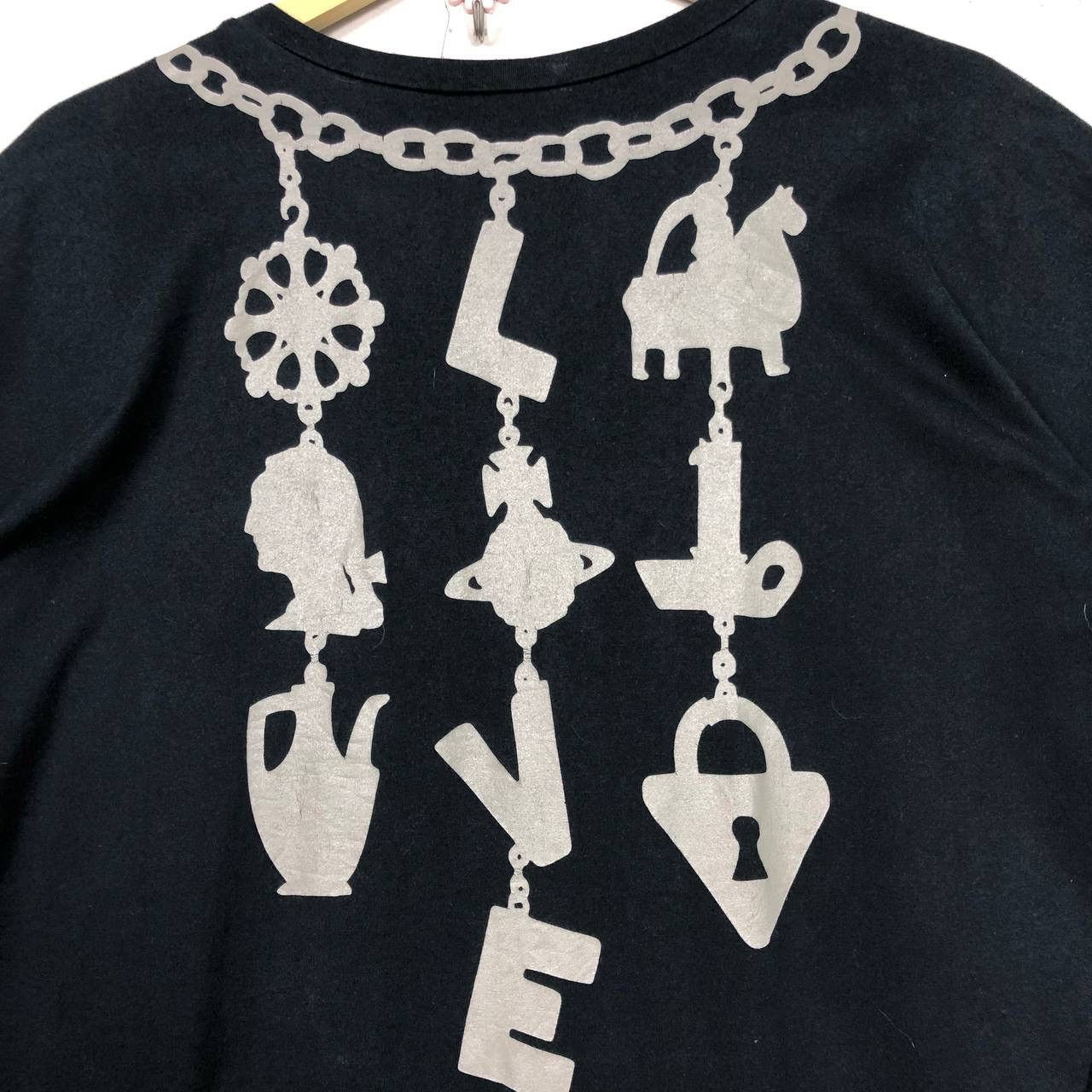 Vivienne Westwood Vivienne Westwood Chain Custom Red Label Long Tshirt Size US M / EU 48-50 / 2 - 6 Thumbnail