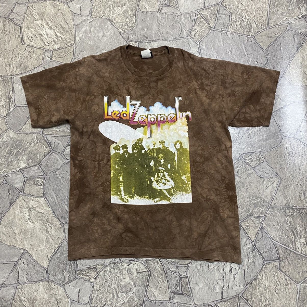 Liquid Blue Led Zeppelin T-shirt Big Logo Tee Size US L / EU 52-54 / 3 - 1 Thumbnail