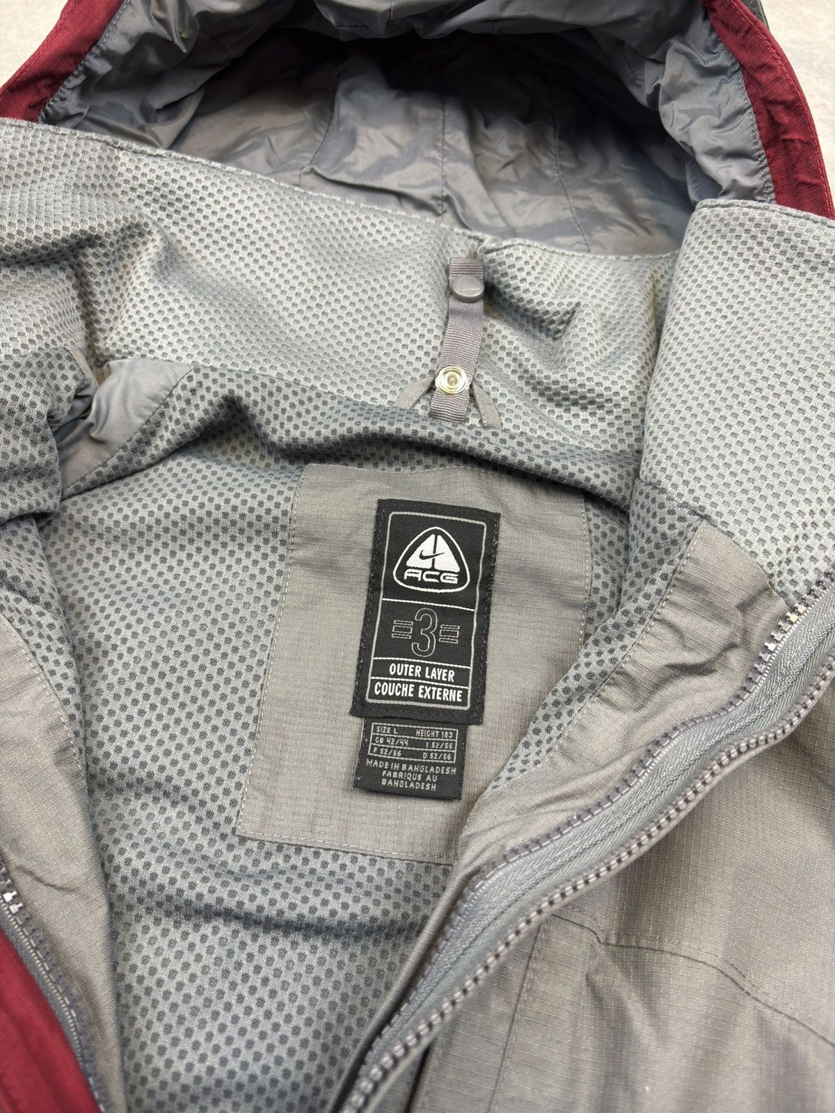 Nike ACG × Vintage NIKE ACG VINTAGE GRAY CARGO JACKET GORPCORE SKI SNOWBOARDS Size US L / EU 52-54 / 3 - 8 Thumbnail