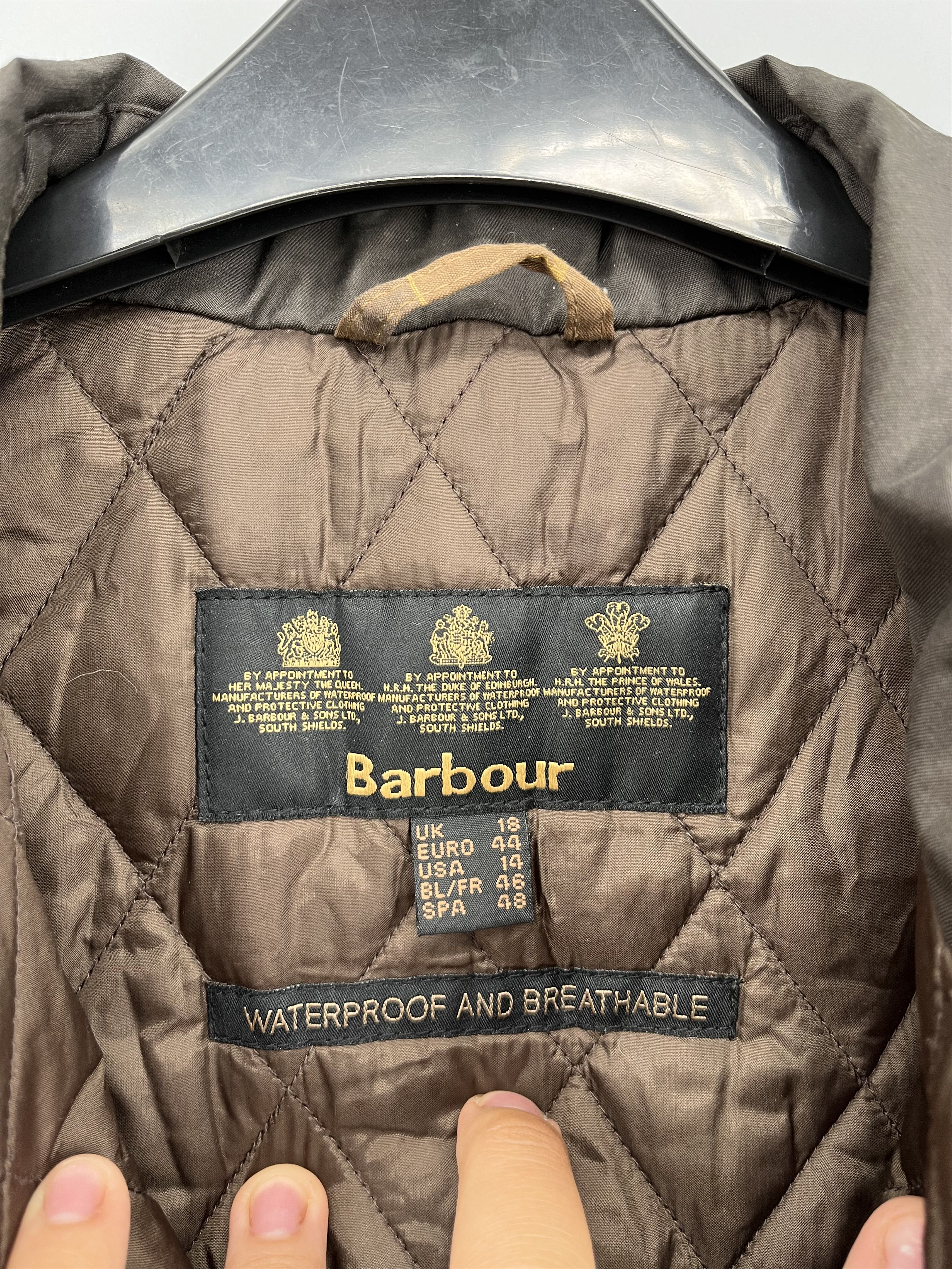 Barbour LWB0043BR71 BARBOUR TWILL BELSAY COAT WASH Size US S / EU 44-46 / 1 - 7 Thumbnail