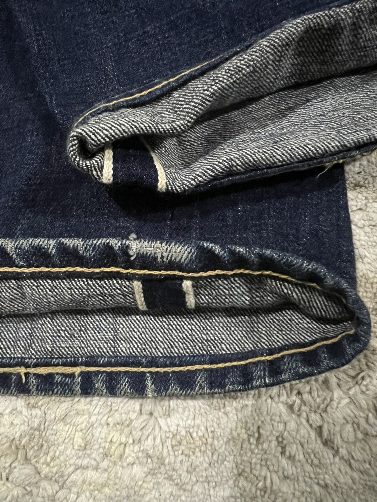 Oni Vintage Adam Et Rope 12oz Indigo Selvaged Denim Regular 501 Size US 28 / EU 44 - 8 Thumbnail