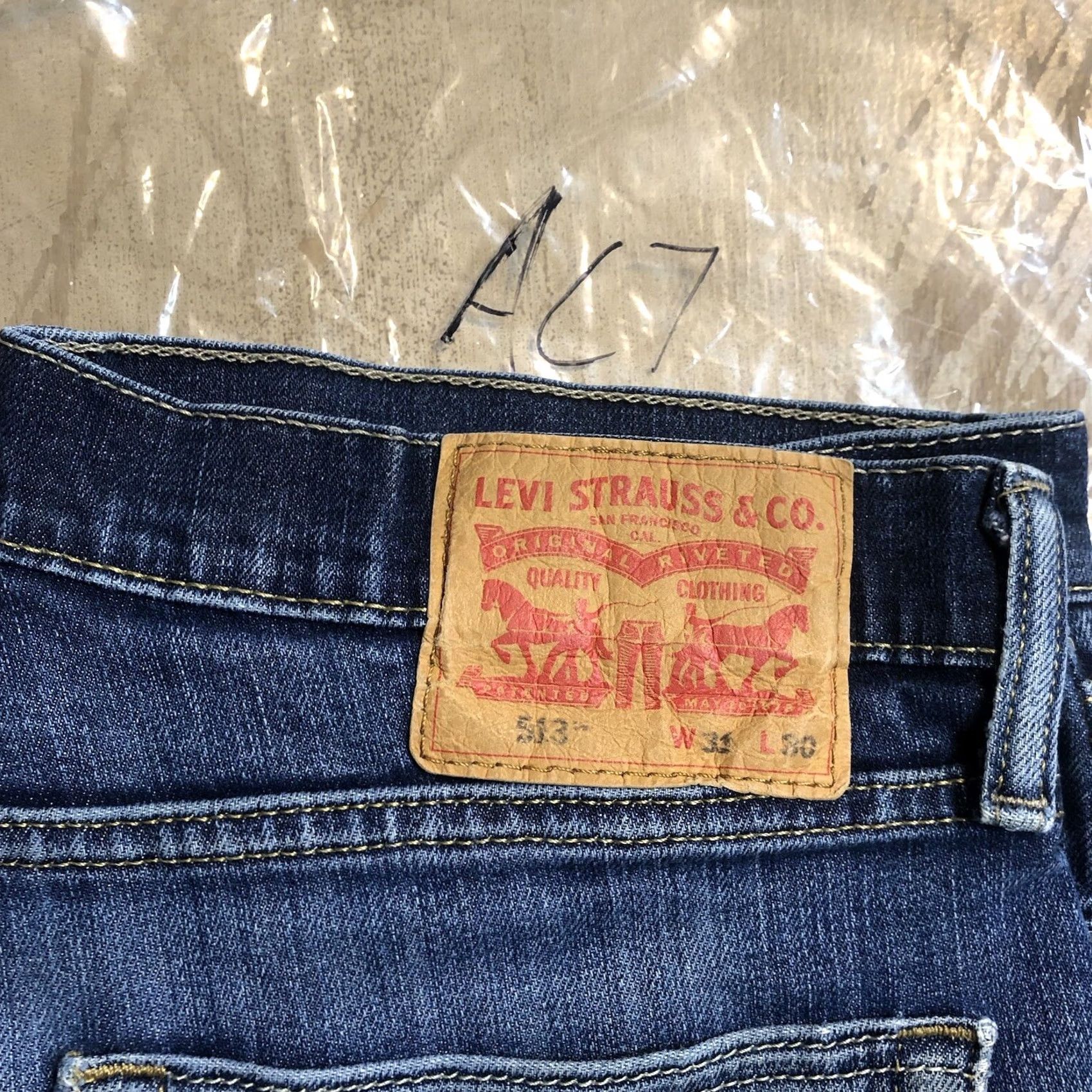 Levi's Levi's 513 Cutoff Shorts Womens 31 Raw Hem Cut Off Denim Jean Blue Distressed Size 24" / US 00 / IT 34 - 3 Thumbnail