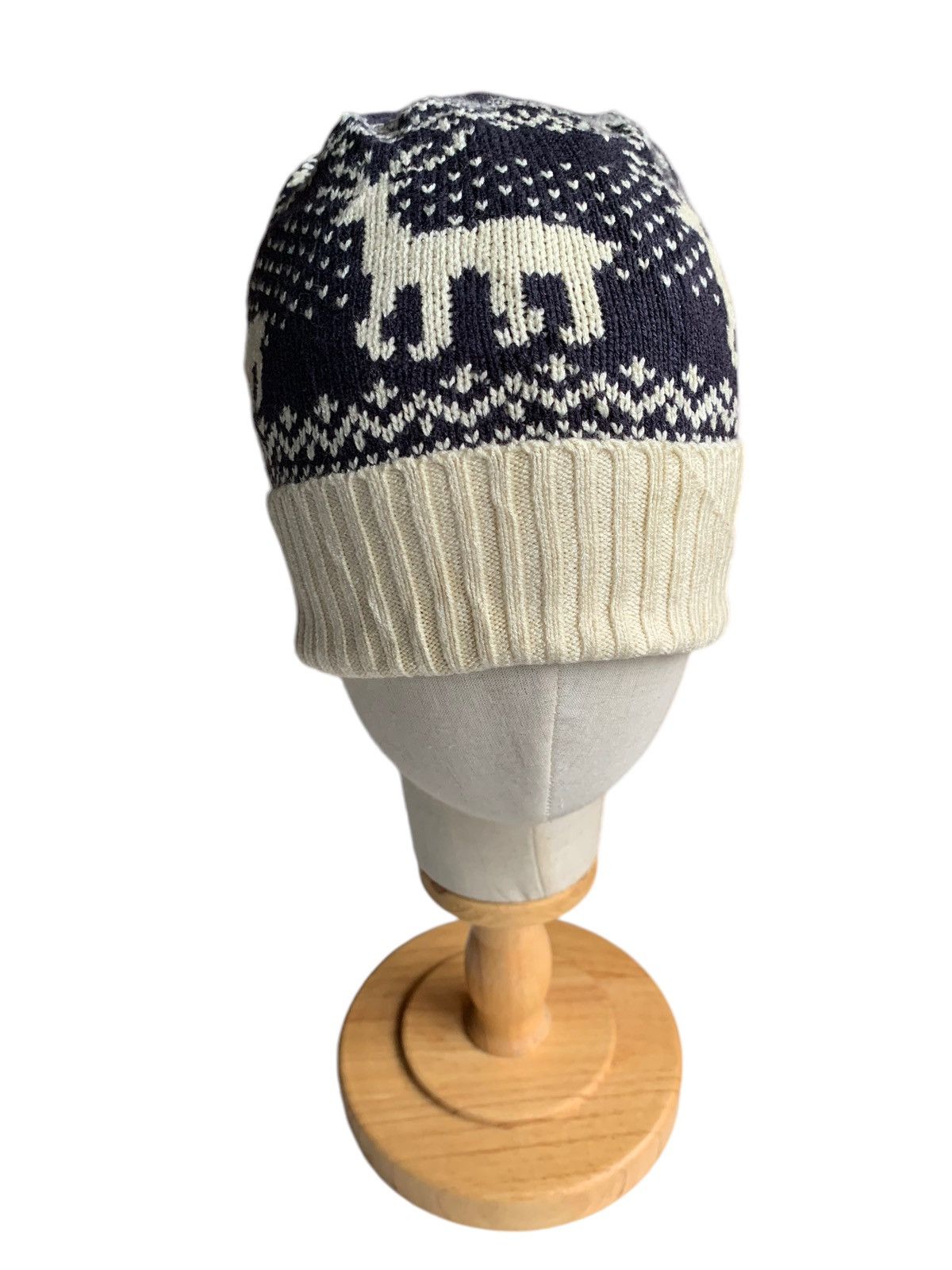 Japanese Brand × Kapital × Vintage Knitted Uniqlo Rare Design Winter Sessions Beanie Hats Size ONE SIZE - 5 Thumbnail