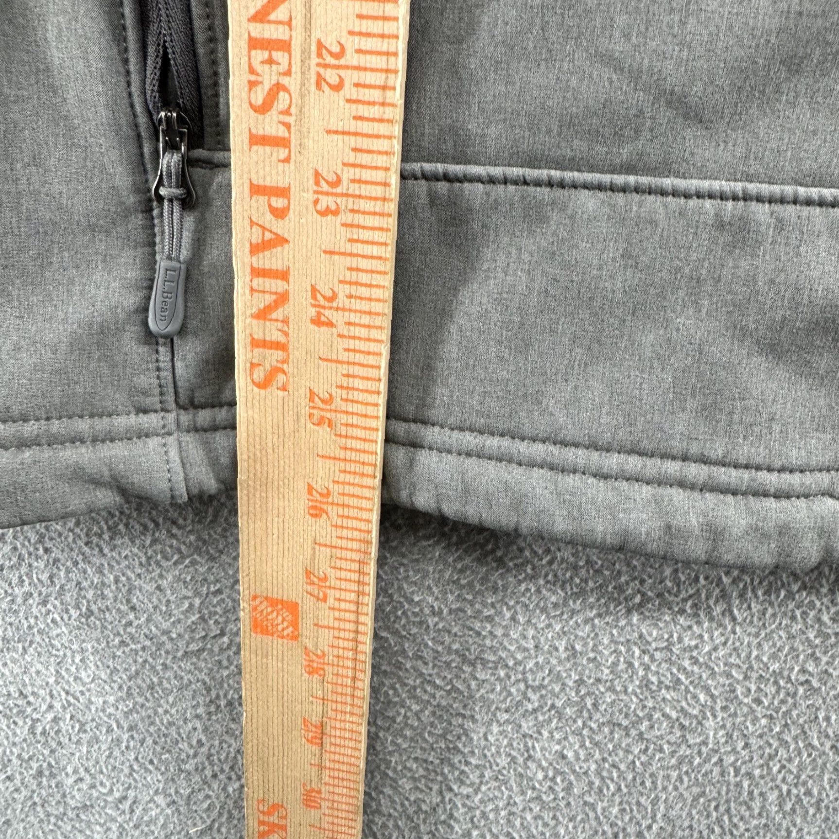 Vintage L.L. Bean Jacket M Gray Full Zip Softshell Polyester Men Size US M / EU 48-50 / 2 - 4 Thumbnail