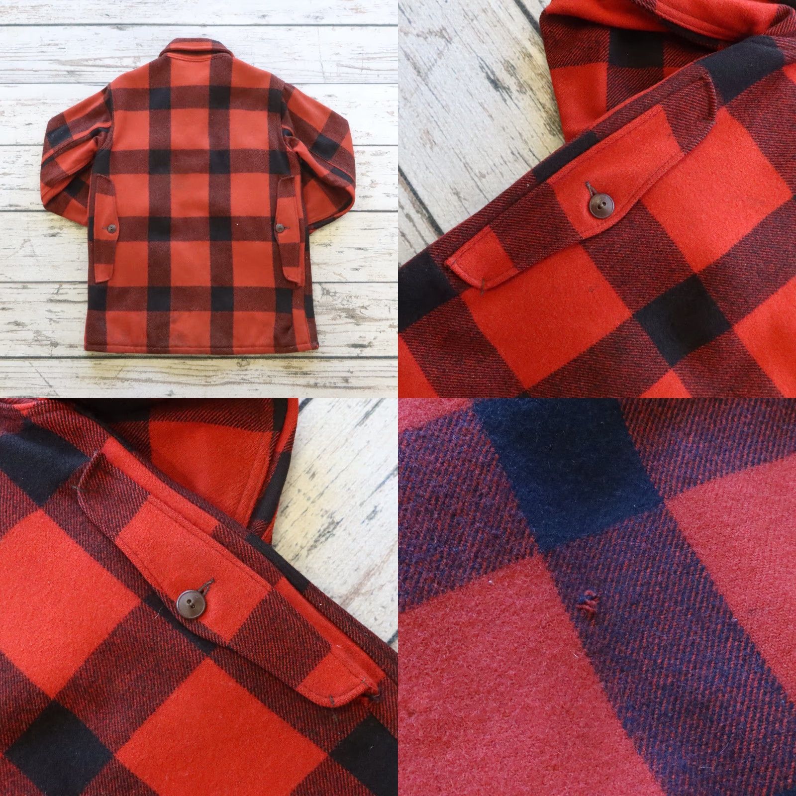 Vintage VINTAGE LL Bean Wool Jacket Mens 40 Red Parka Wool Jacket 40 Mens Red Vintage LL Bean Wool Jacket Size US XXS / EU 40 - 10 Thumbnail