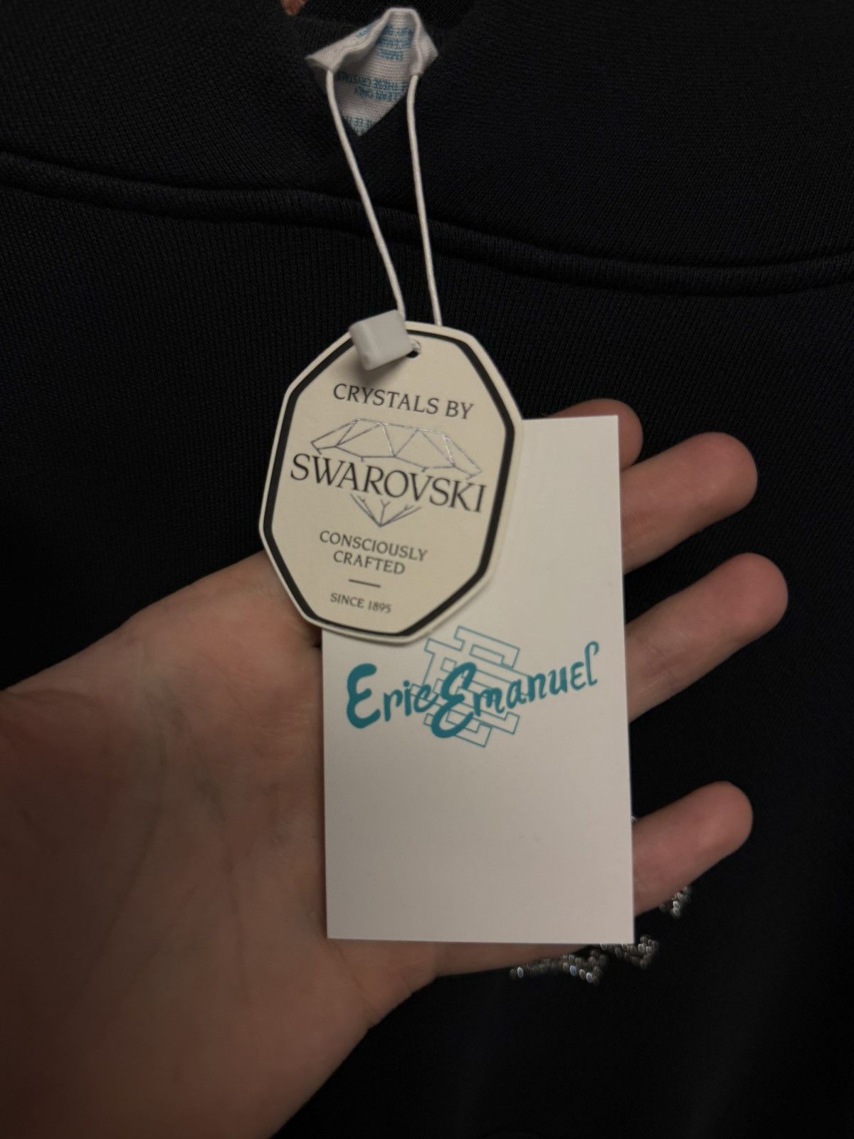 Eric Emanuel × Swarovski Eric Emanuel Swarovski Crystal Stone Hoodie Size S (NEW) Size US S / EU 44-46 / 1 - 8 Thumbnail