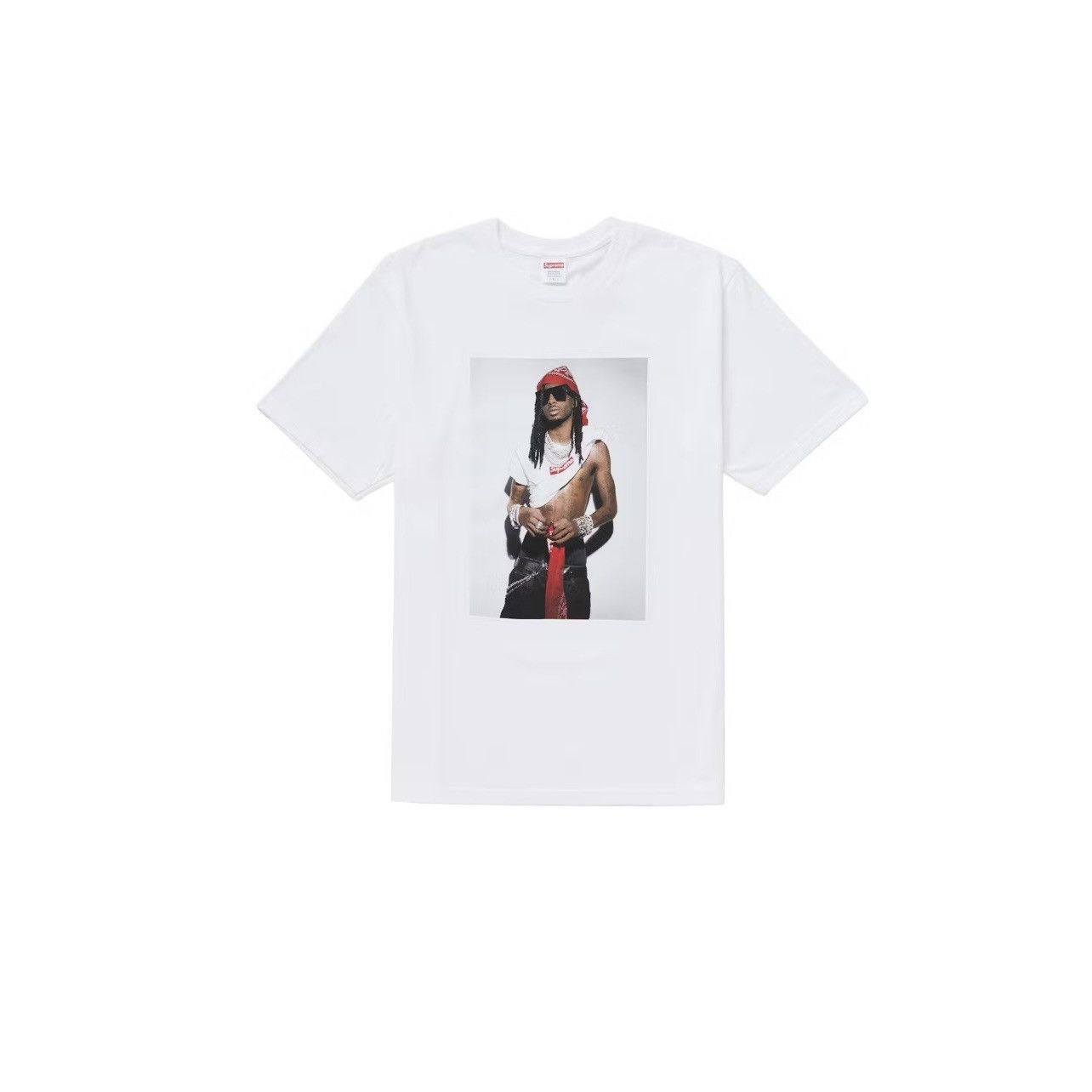 Supreme In Hand Supreme Playboi Carti Photo Tee White Size M Size US M / EU 48-50 / 2 - 1 Thumbnail