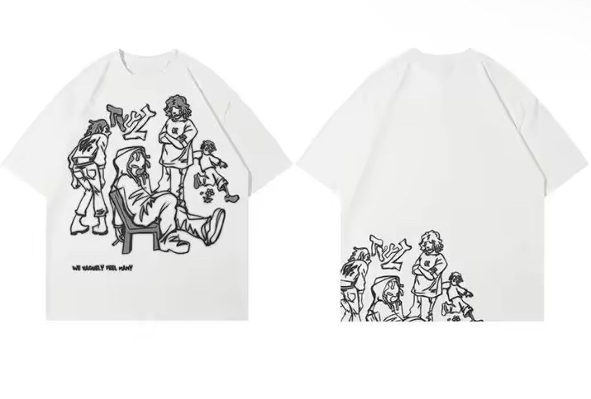 Other Streetwear Retro Summer Boy Print T-Shirt Punk Size US S / EU 44-46 / 1 - 1 Thumbnail