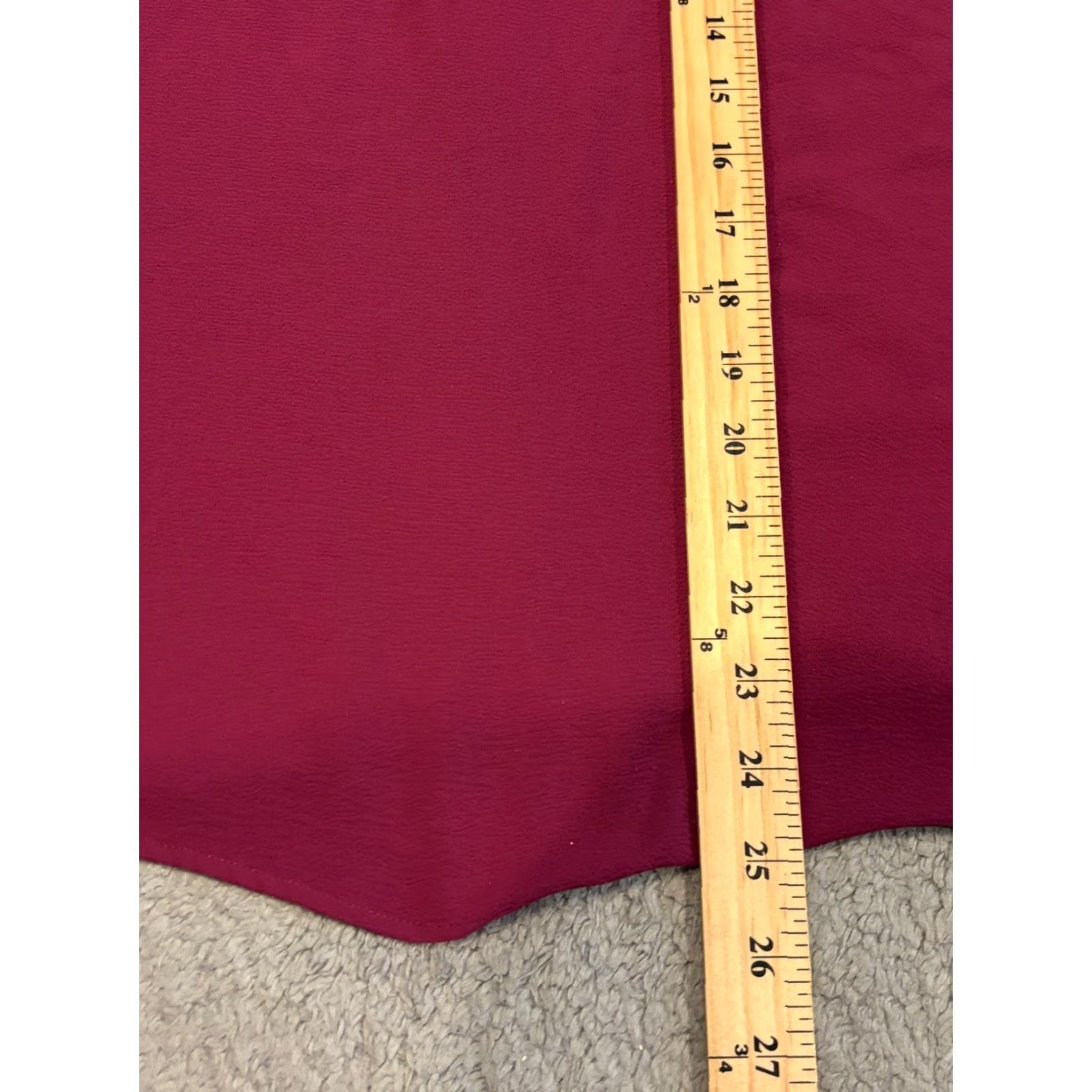 Vintage 41 Hawthorn Blouse V Neck Short Sleeve Purple Womens Medium Regular Clothing Size M / US 6-8 / IT 42-44 - 4 Thumbnail