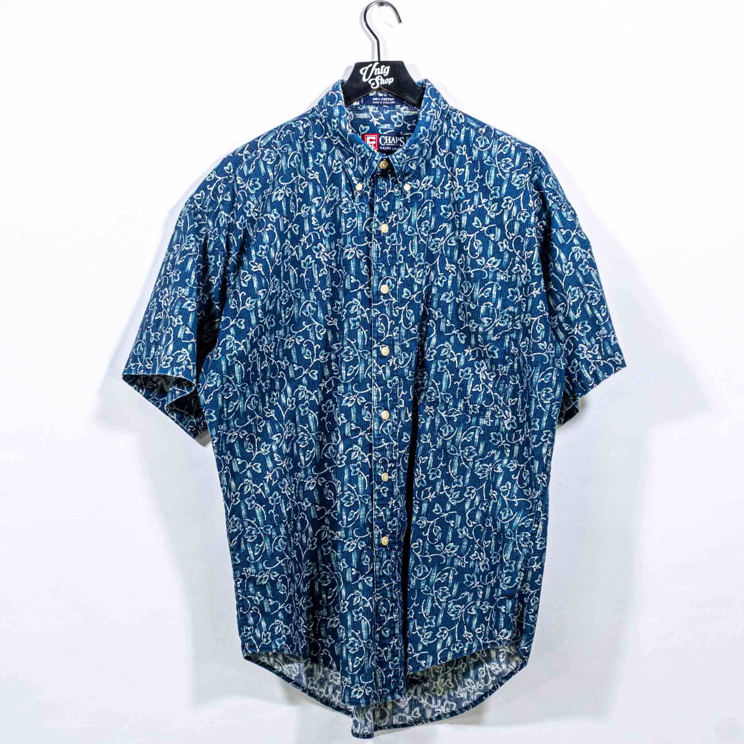 Chaps Ralph Lauren Chaps Ralph Lauren Floral Hawaiian Short Sleeve Button Shirt Size US L / EU 52-54 / 3 - 1 Thumbnail