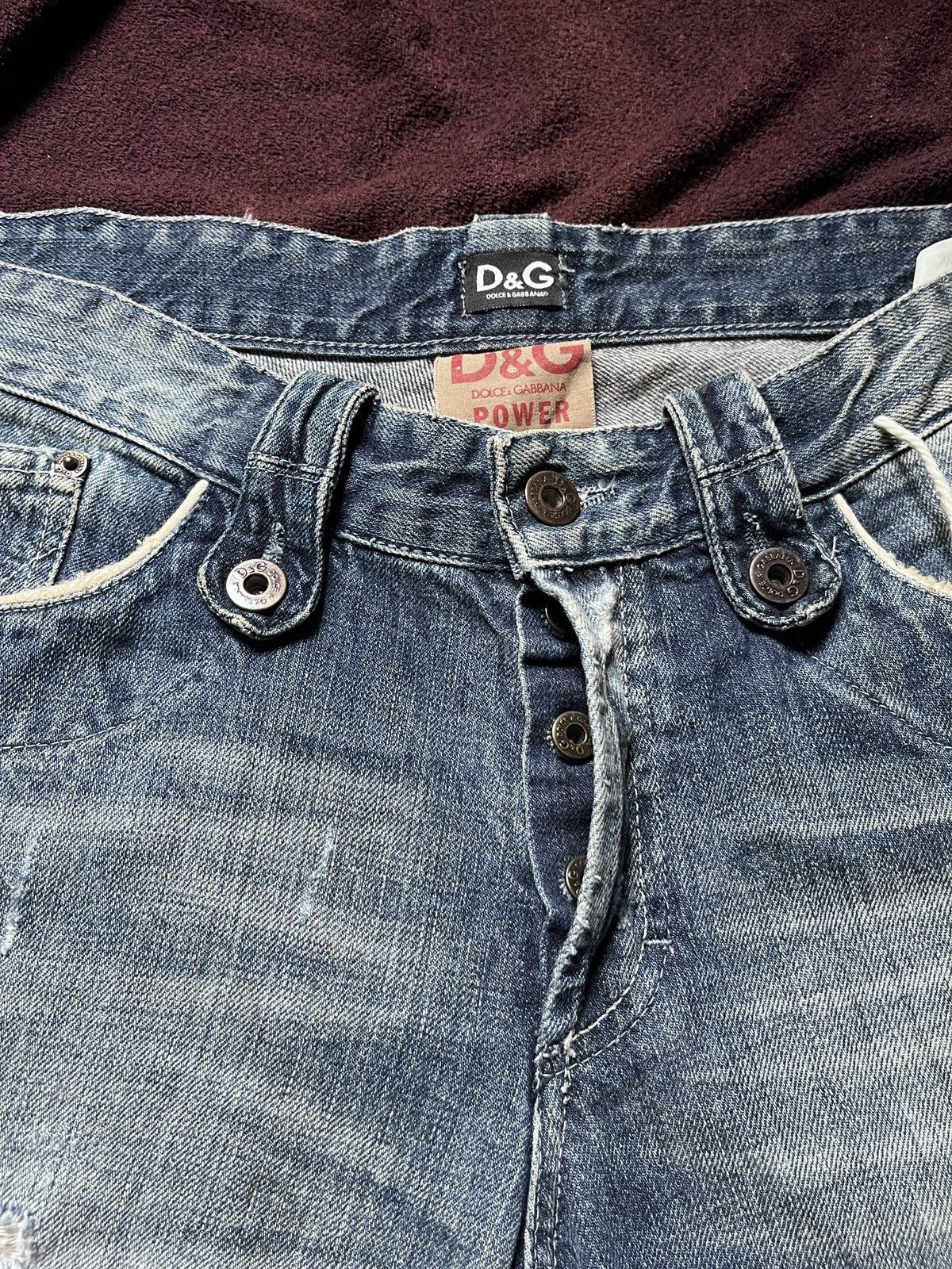 Dolce & Gabbana 1990s Dolce Gabbana Power Jeans Size US 32 / EU 48 - 5 Thumbnail