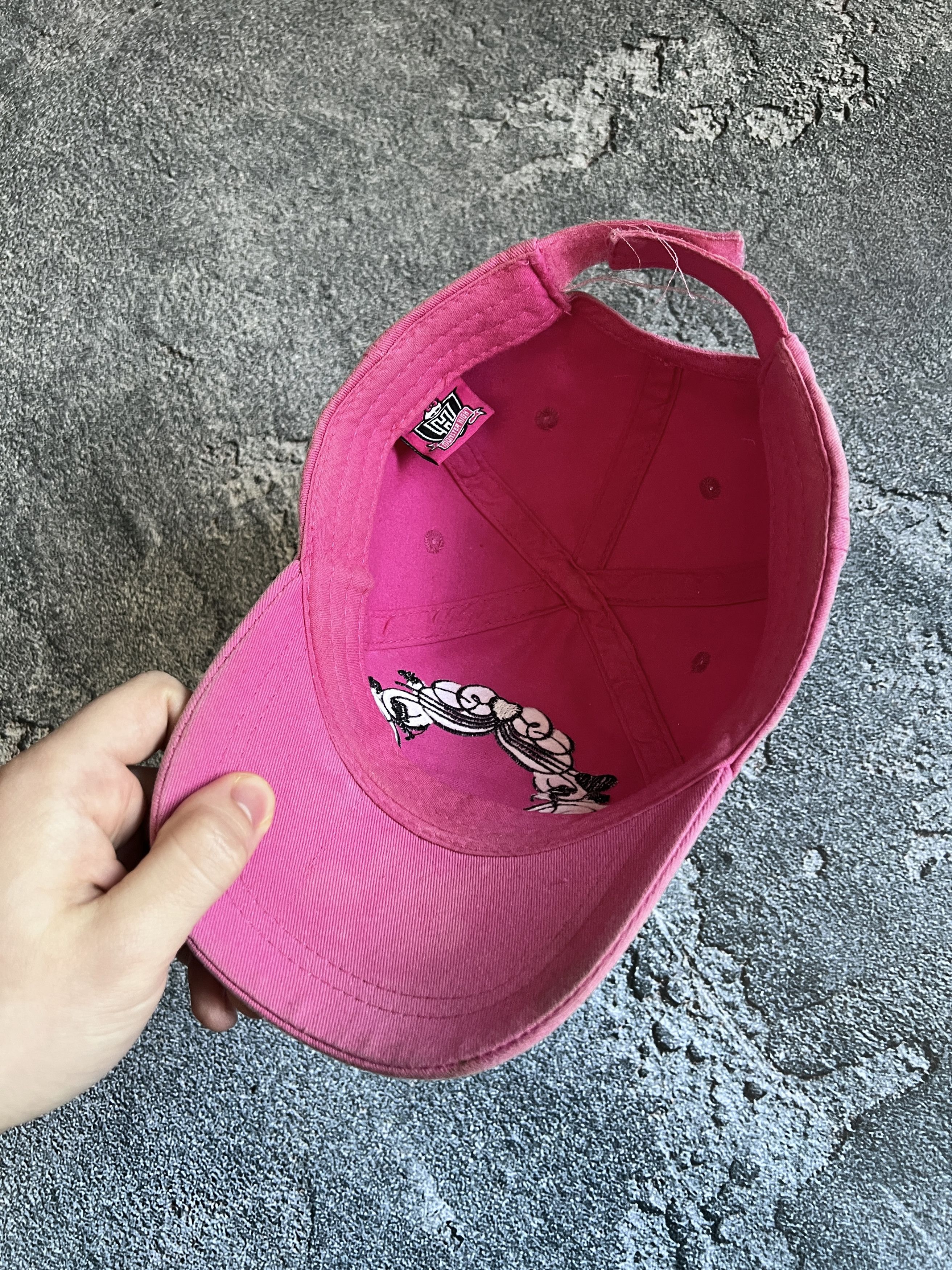 Tribal Streetwear Y2K pink cap hat preppy tribal Size ONE SIZE - 4 Thumbnail