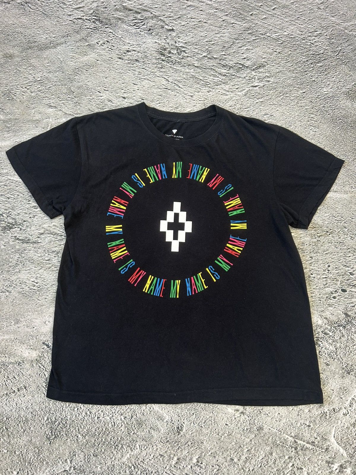 Marcelo Burlon Marcelo Burlon Pusha T T-shirt black big cross Size US L / EU 52-54 / 3 - 1 Thumbnail