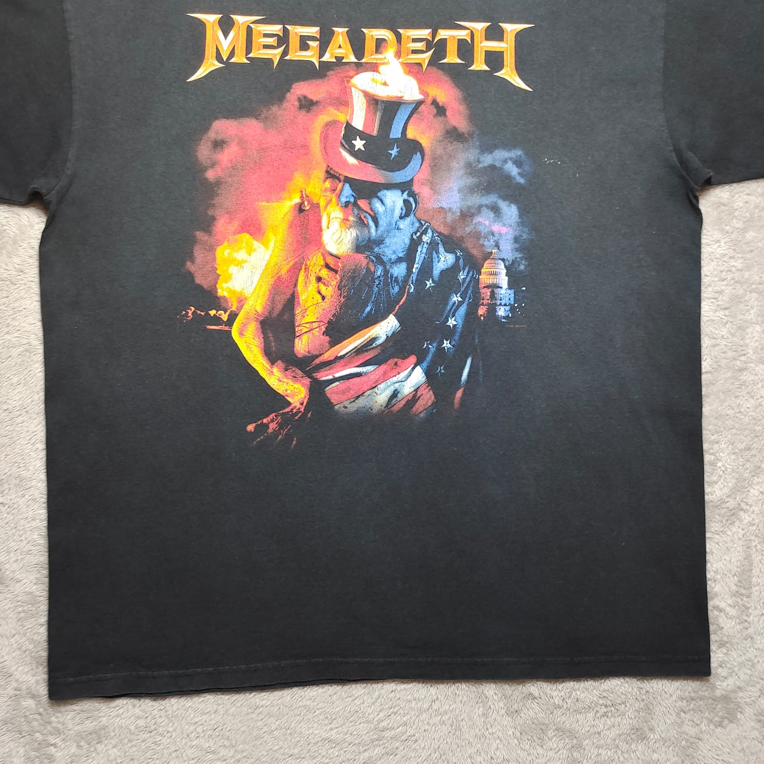 Megadeth VINTAGE Y2K MEGADETH TOUR T SHIRT Size US XL / EU 56 / 4 - 7 Thumbnail