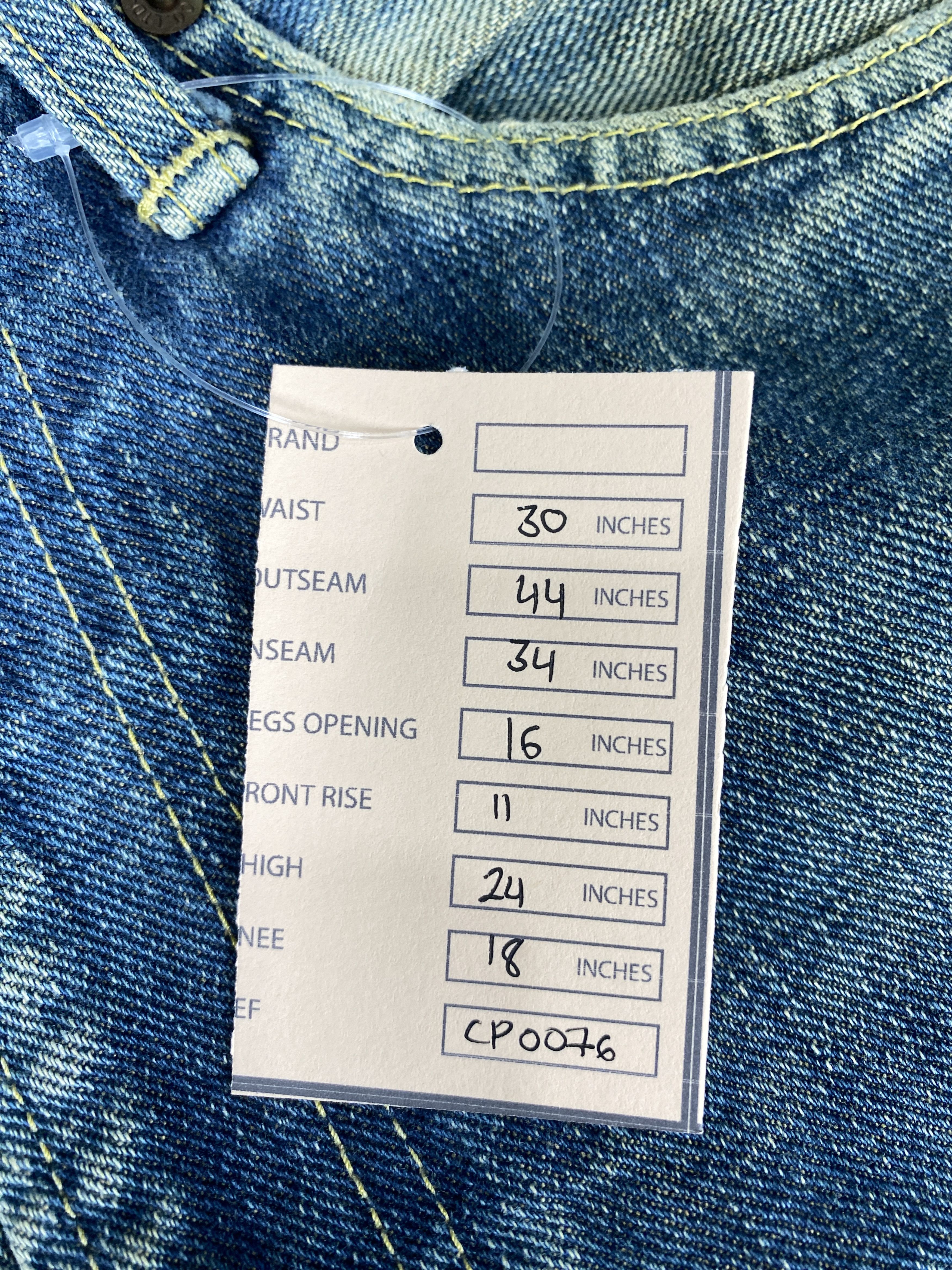Vintage Vintage Bobson Distressed Faded Blue Jeans CP0076 Size US 30 / EU 46 - 13 Thumbnail