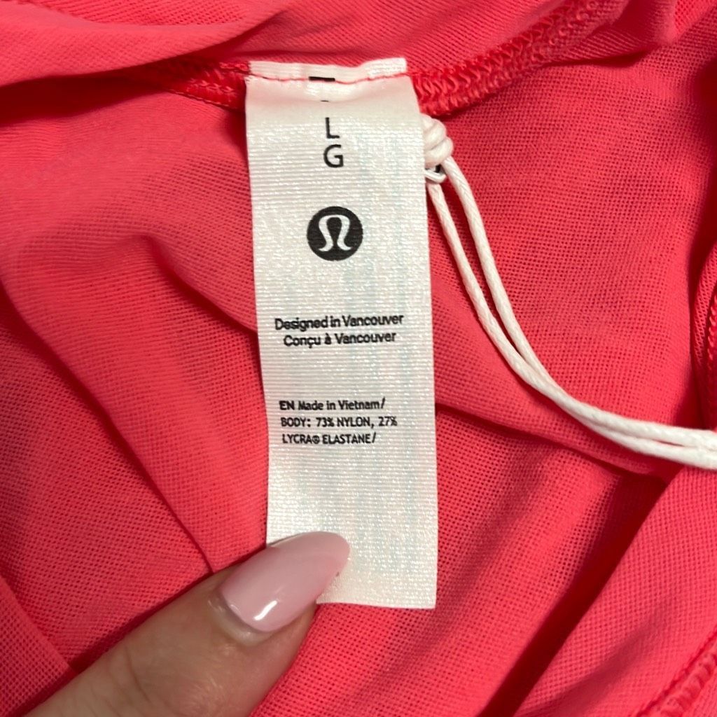 Lululemon Lululemon Womens Large Pink Mesh Nulu Crewneck Long-sleeve B Size L / US 10 / IT 46 - 6 Thumbnail