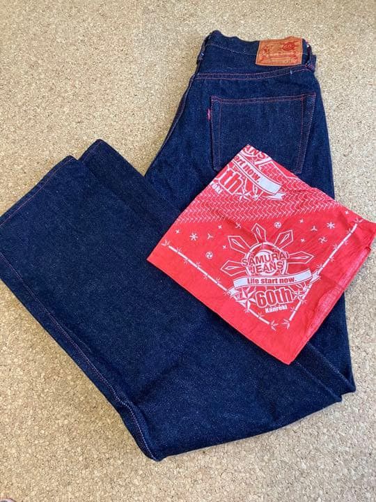 Samurai Jeans Samurai 60th Anniversary Kanreki Jeans Size US 31 - 1 Thumbnail