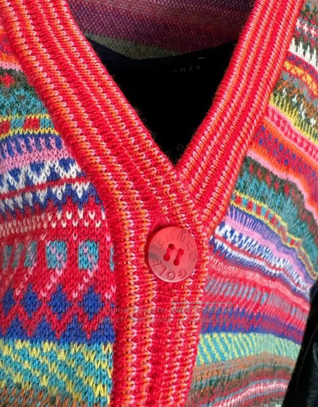 Kenzo Kenzo Red Wool Sweater Vest for Women . Size XXS / US 00 / IT 34 - 5 Thumbnail