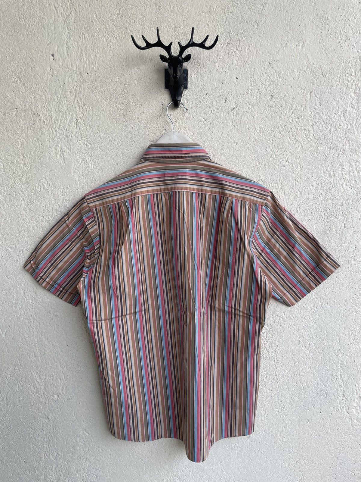Burberry 2000s Burberry Stripe Multi Color Shirt Novacheck Hysteric Size US L / EU 52-54 / 3 - 8 Thumbnail