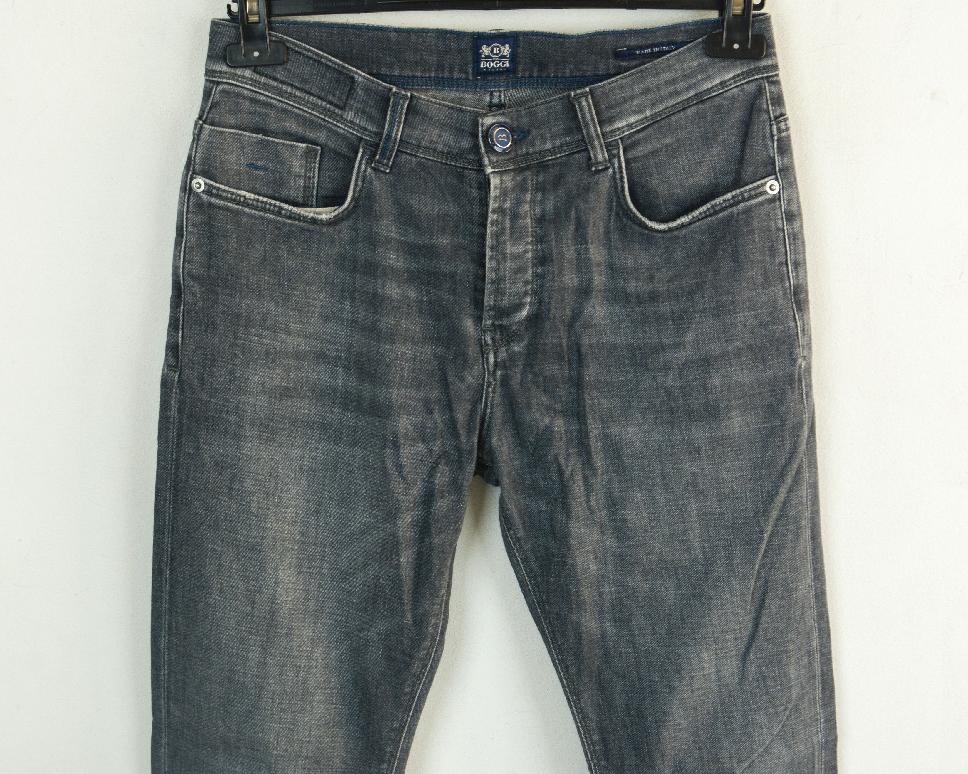 Boggi Milano Manuel W31 L34 Slim Made in Italy Jeans Denim Pants Size US 31 - 2 Thumbnail