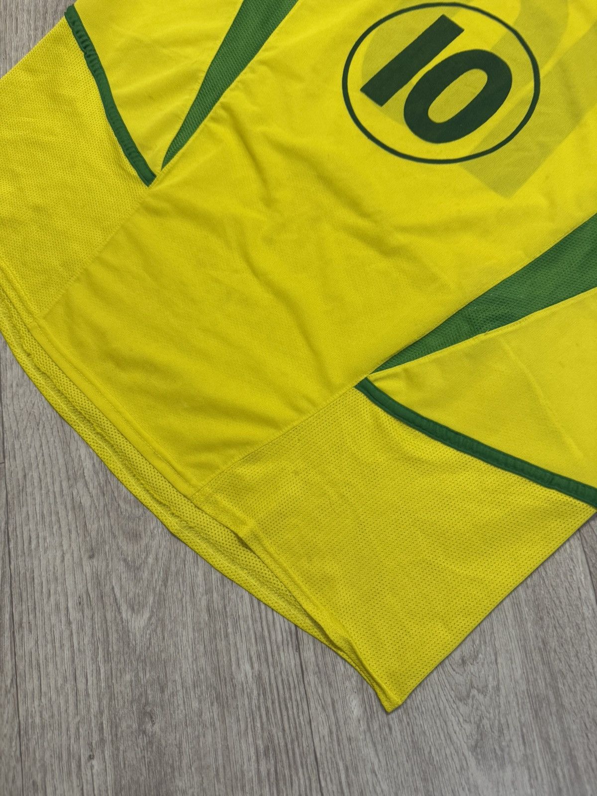 Nike × Vintage 🔷Rare Vintage Nike Brazil Ronaldinho #10 Soccer jersey🔷 Size US XL / EU 56 / 4 - 2 Thumbnail