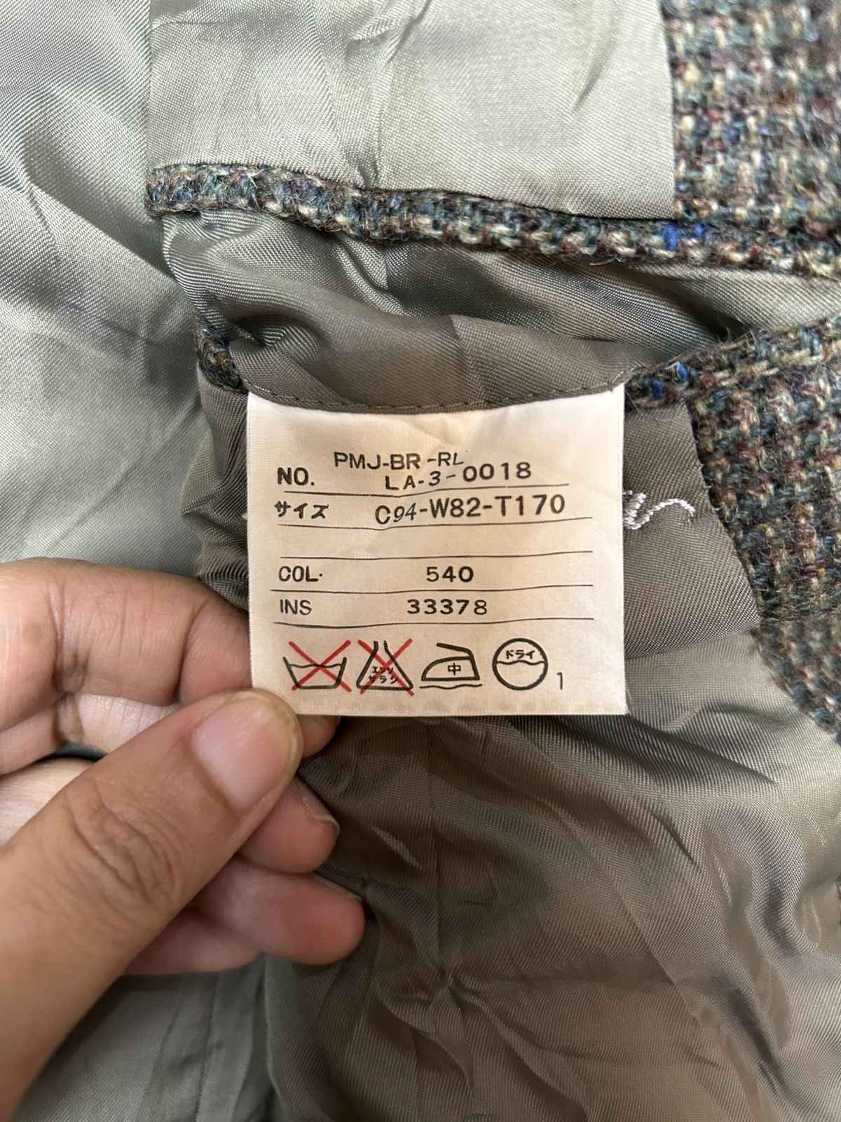 Designer × Polo Ralph Lauren POLO BY RALPH LAUREN SINGLE BREAST BLAZER Size 38L - 9 Thumbnail
