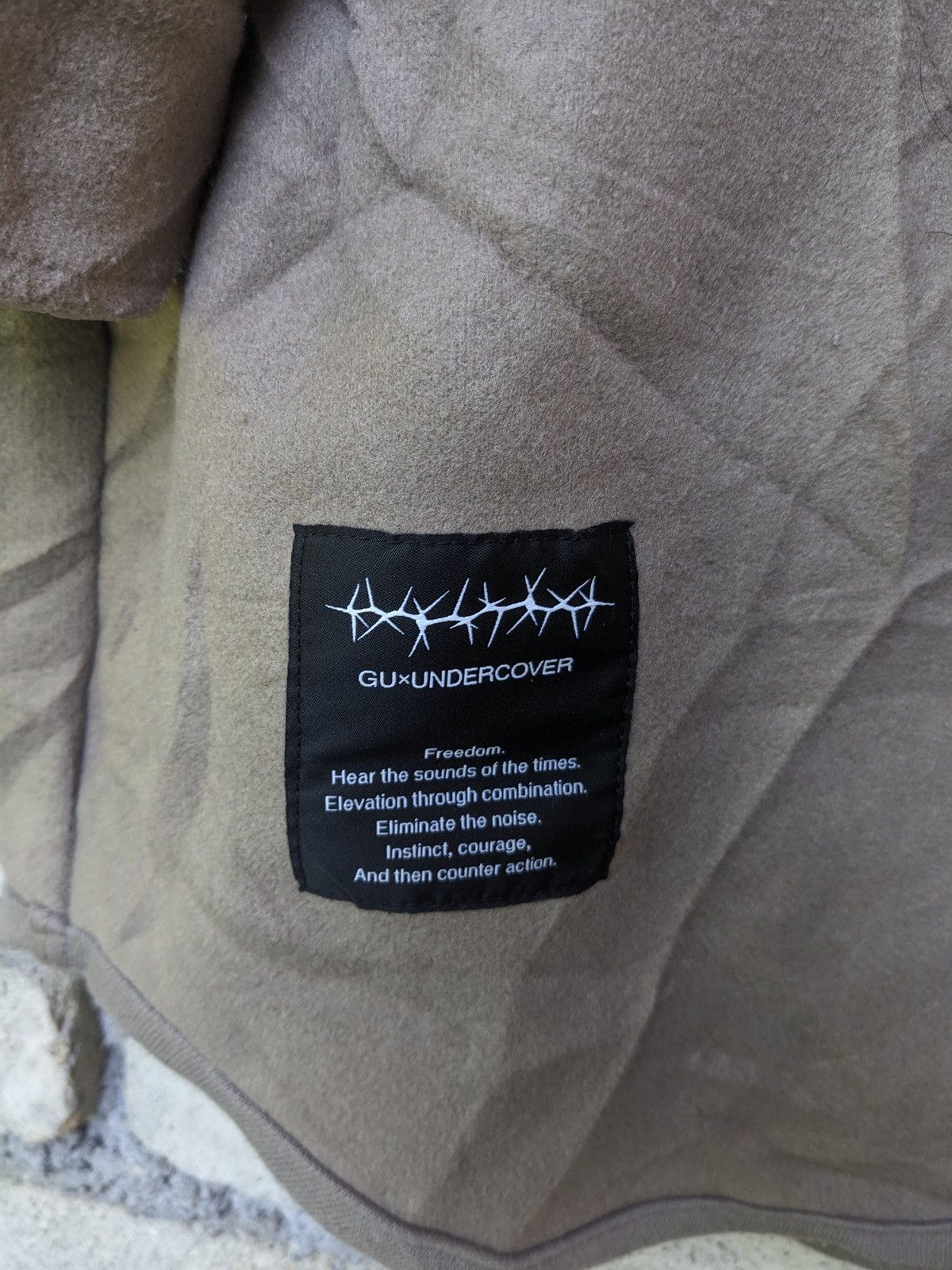 GU GU x UNDERCOVER HALF-ZIP BLOUSON & HALF BUTTON Size US L / EU 52-54 / 3 - 6 Thumbnail