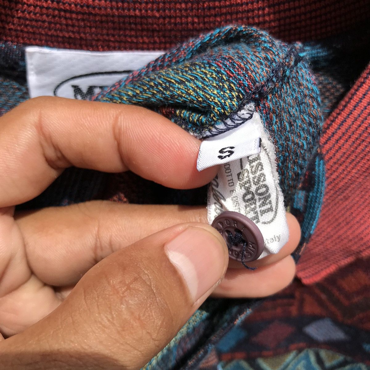 Missoni Vintage Missoni Sports Ethnic Wind Polo Tees Missoni Italy Size US S / EU 44-46 / 1 - 15 Thumbnail