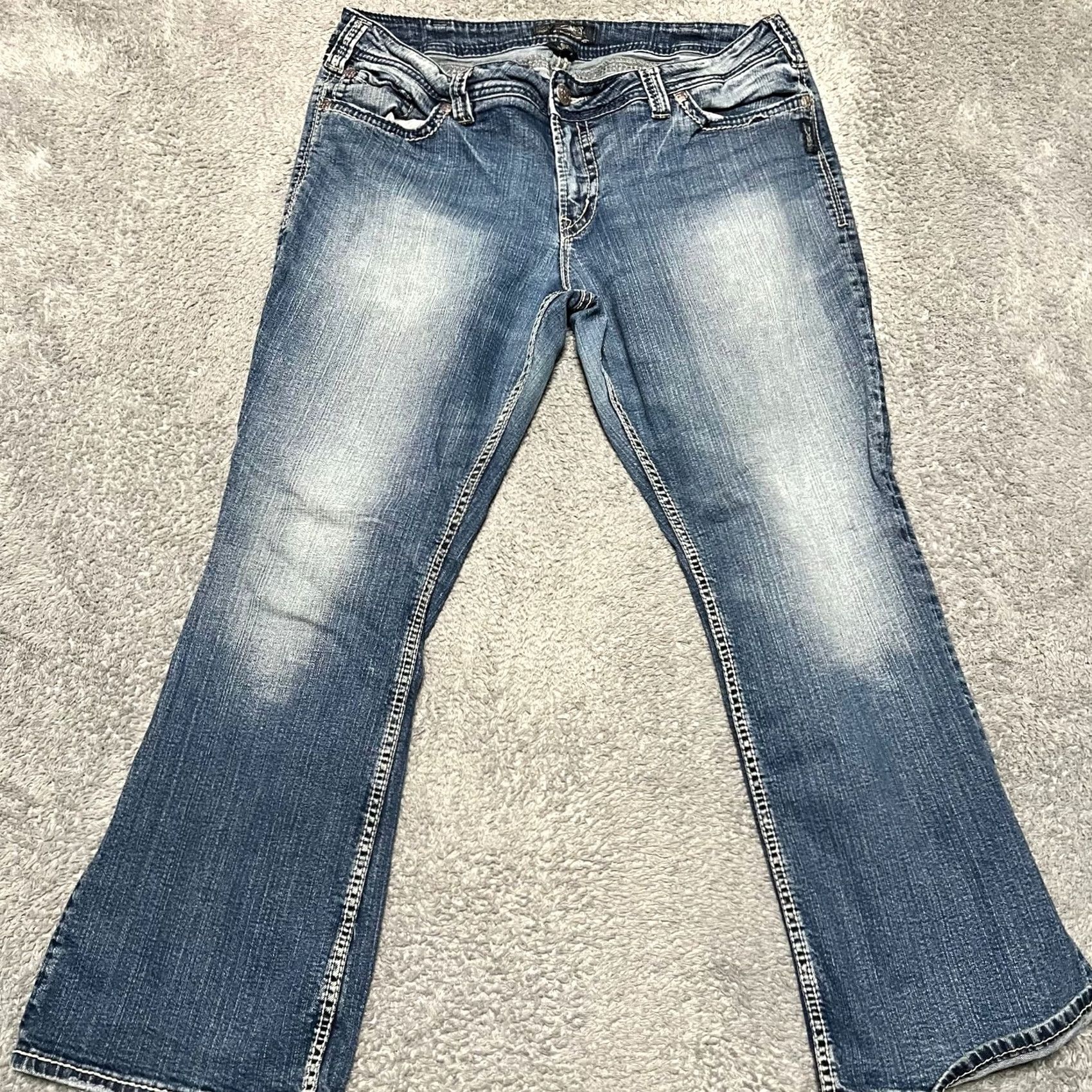 Silver Jeans Co. VINTAGE? No. (But: The item is not vintage per given data.) Size 40" / US 18 - 3 Thumbnail