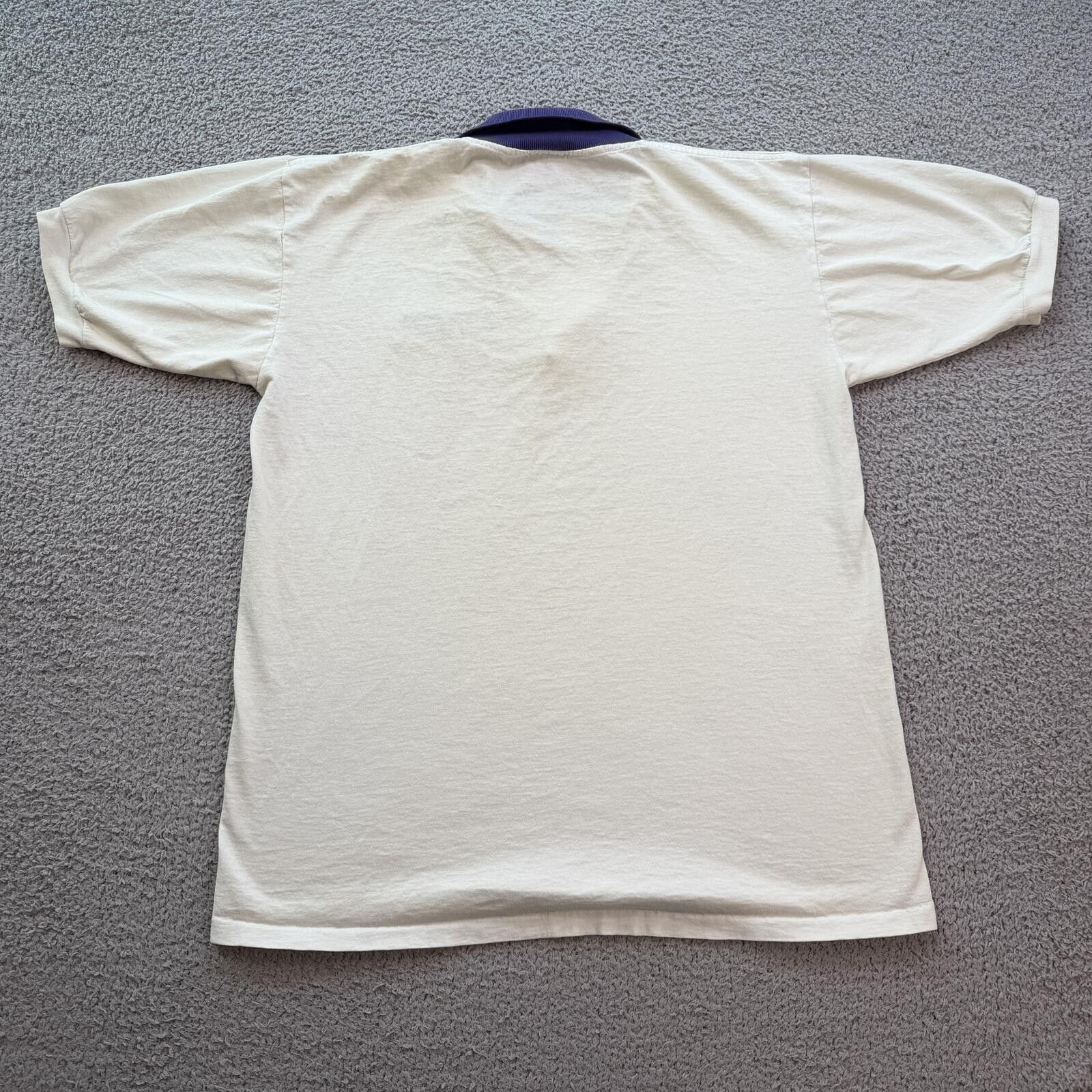 Cotton On Vintage NASA Embroidered Polo Shirt Space Program USA 90s XL Size US XL / EU 56 / 4 - 2 Thumbnail