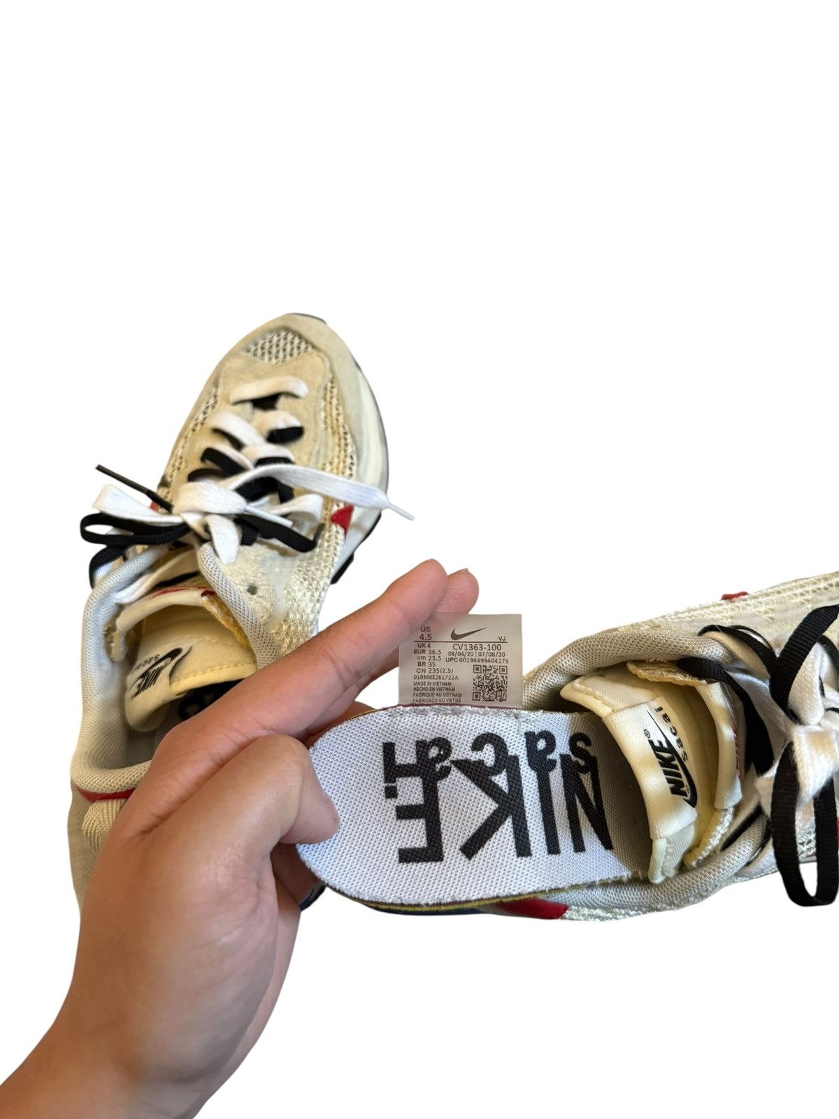 Nike × Sacai Nike x sacai vapor waffle in ‘sail’ Size US 6 / IT 36 - 10 Thumbnail