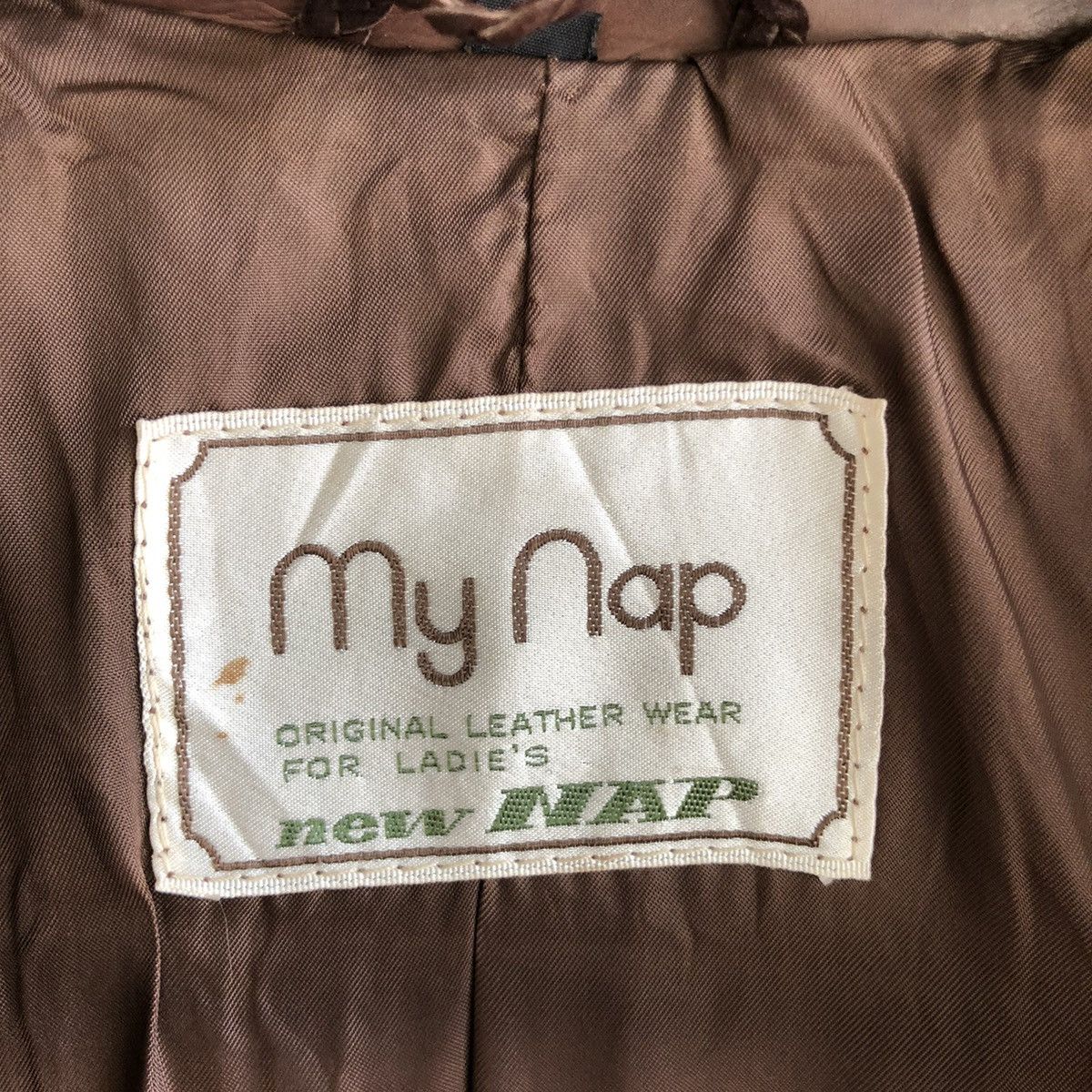 Japanese Brand MY NAP long leather jacket Size M / US 6-8 / IT 42-44 - 12 Thumbnail