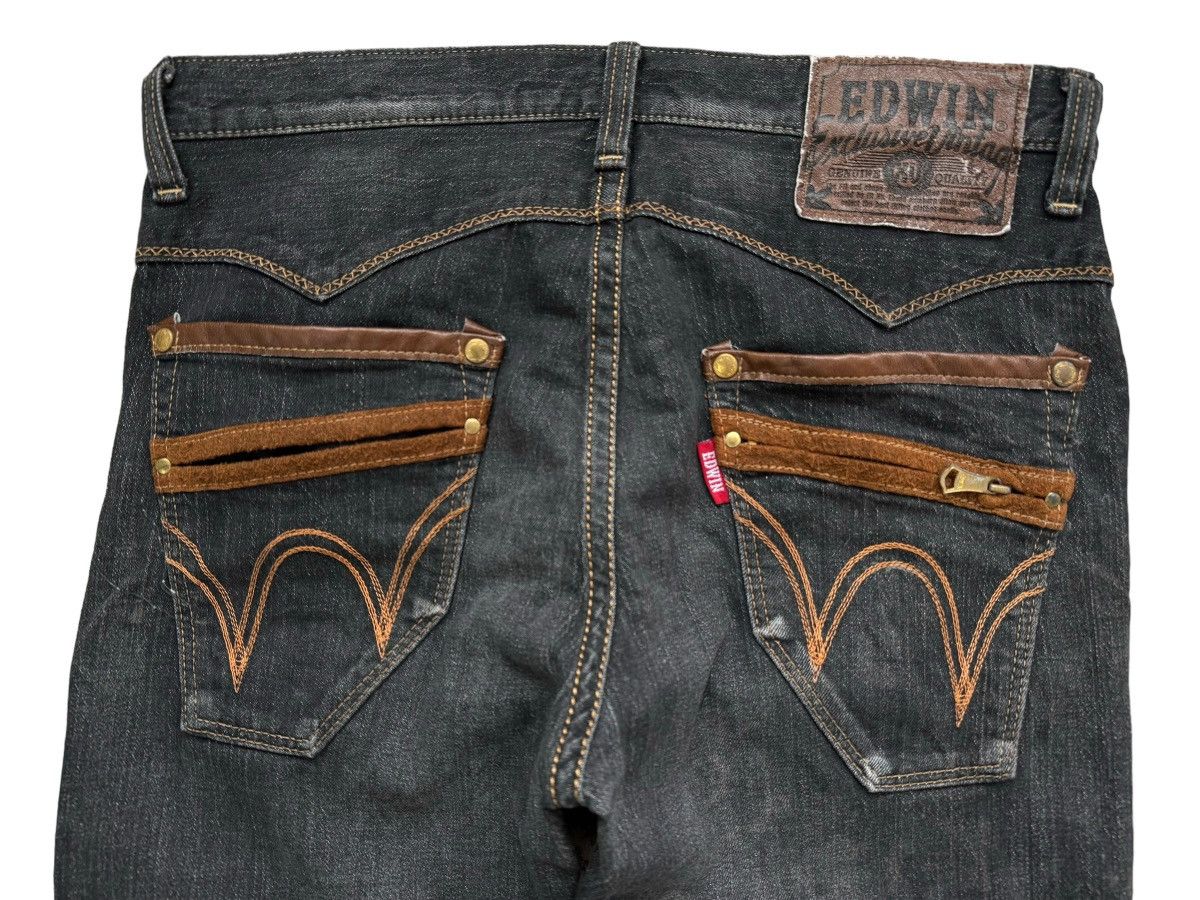 Edwin Vintage EDWIN XV Exclusive Black Denim Jeans Size US 35 - 5 Thumbnail
