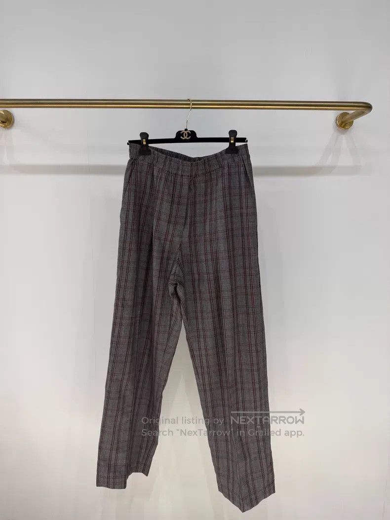 Brunello Cucinelli Brunello Cucinelli Plaid Stud Wool Long Pants Size 27" / US 4 / IT 40 - 1 Thumbnail