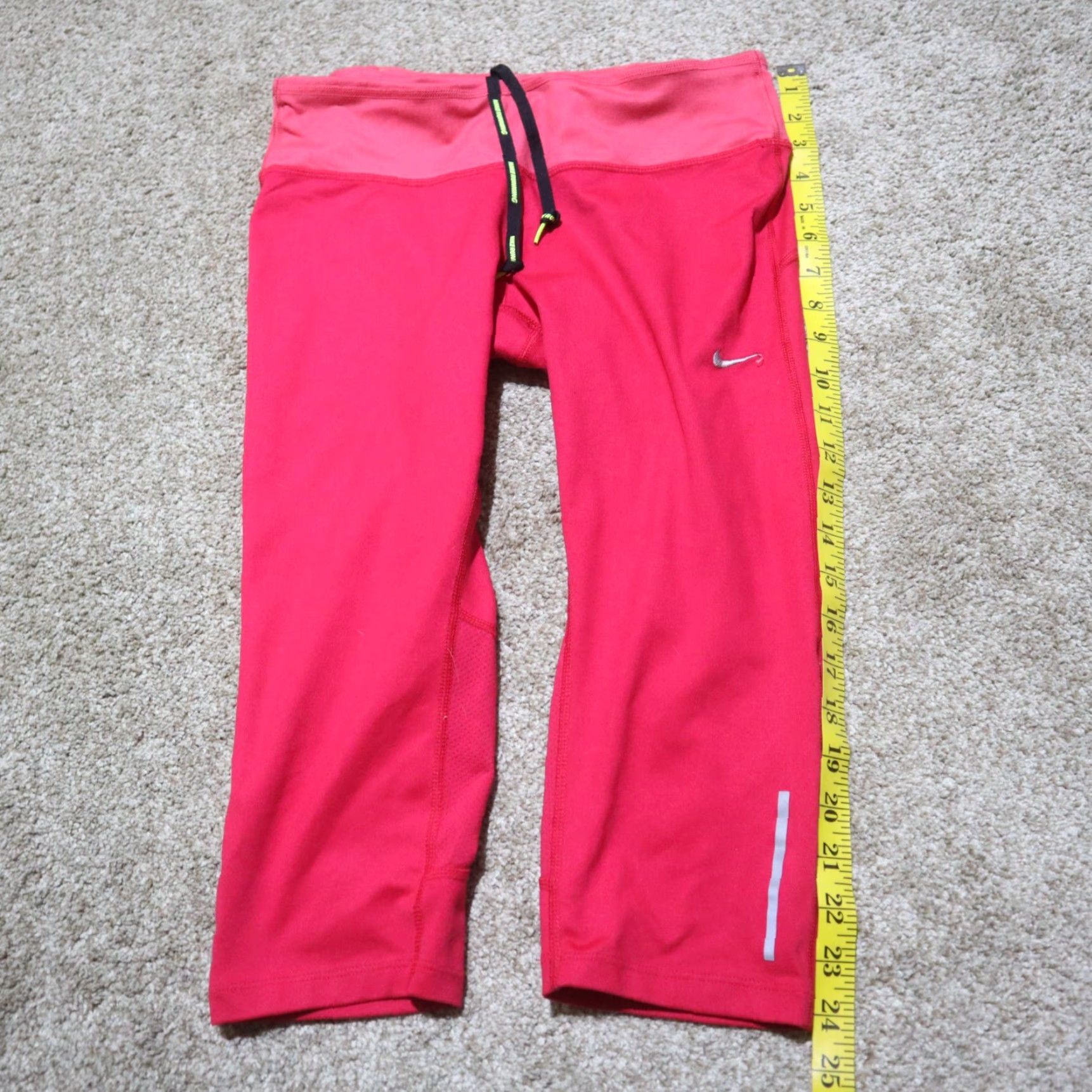 Nike Nike Pro Dri-Fit Stretchy Magenta Pink Bike Short Knee Women's Size M Medium Shirt Size 32" / US 10 / IT 46 - 7 Thumbnail