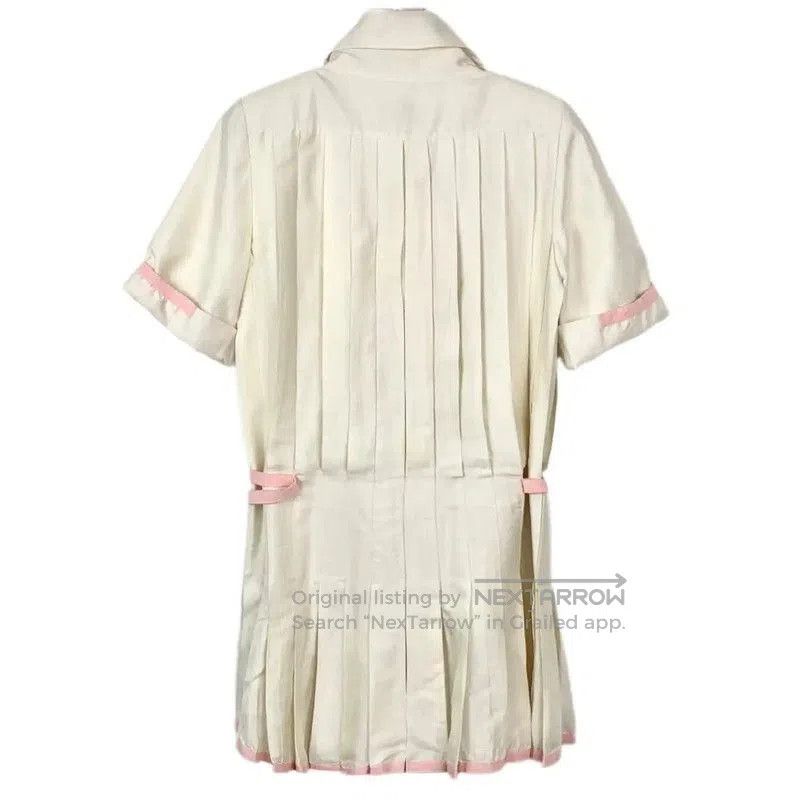Chanel Chanel Silk Short Dress in Off-White . Size S / US 4 / IT 40 - 1 Thumbnail