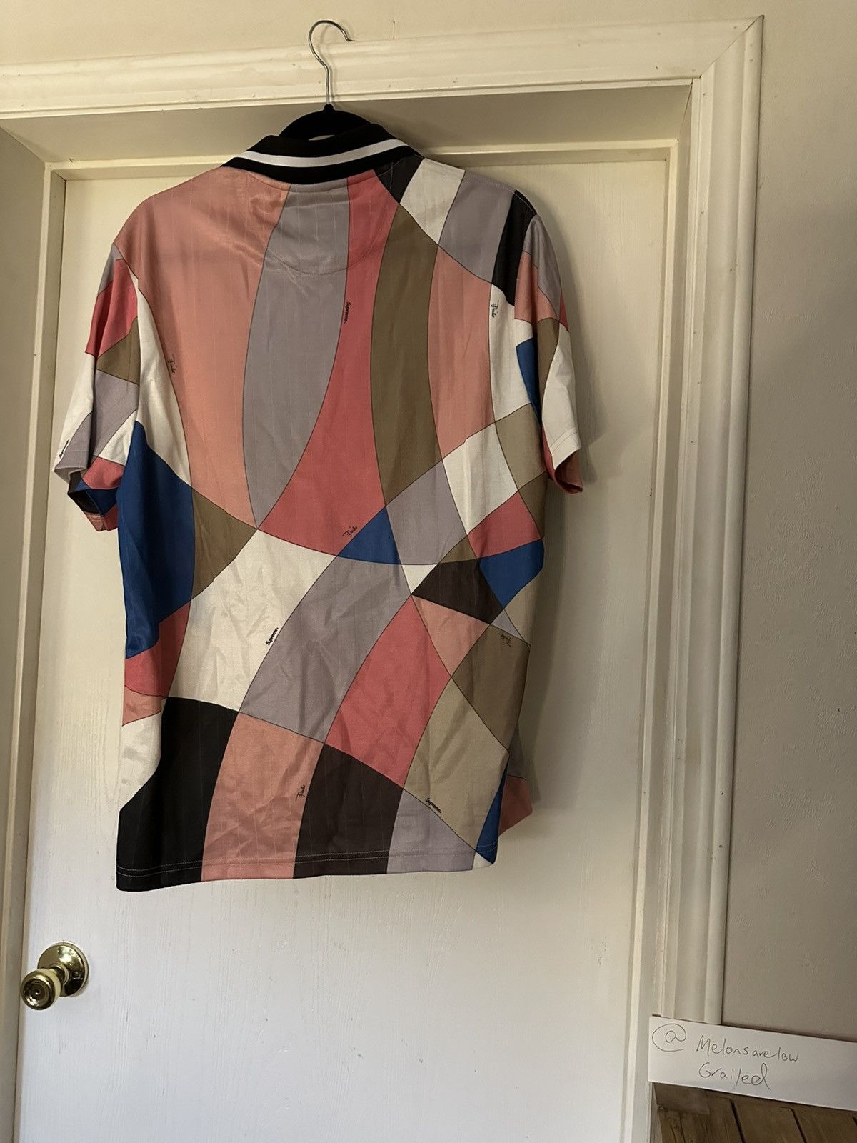 Supreme Supreme, Emilio Pucci Soccer Jersey - Pink, Medium Size US M / EU 48-50 / 2 - 2 Thumbnail