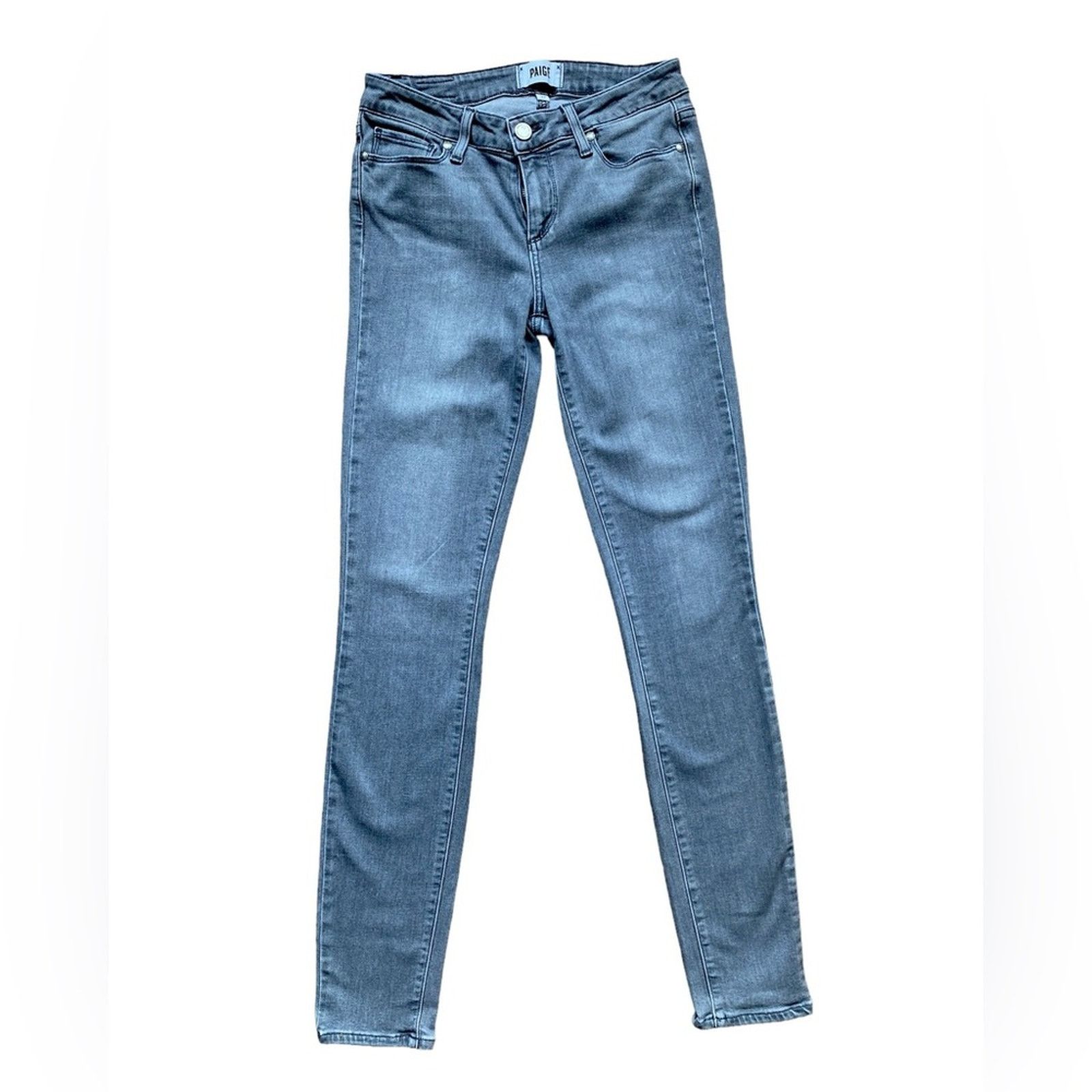 Paige PAIGE SILVER STRAIGHT JEANS Size 27" / US 4 / IT 40 - 2 Thumbnail