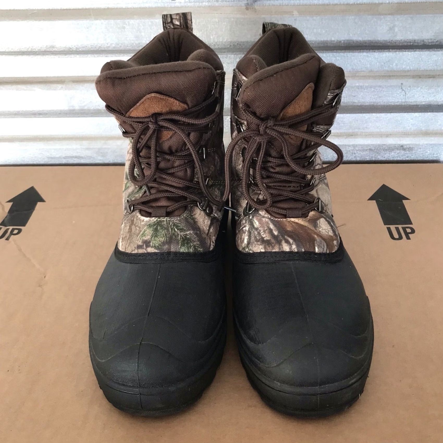 Vintage Ozark Trail Men Camouflage 3M Thinsulate Insulated Waterproof Snow Pac Boots 9 Size US 9 / EU 42 - 3 Thumbnail