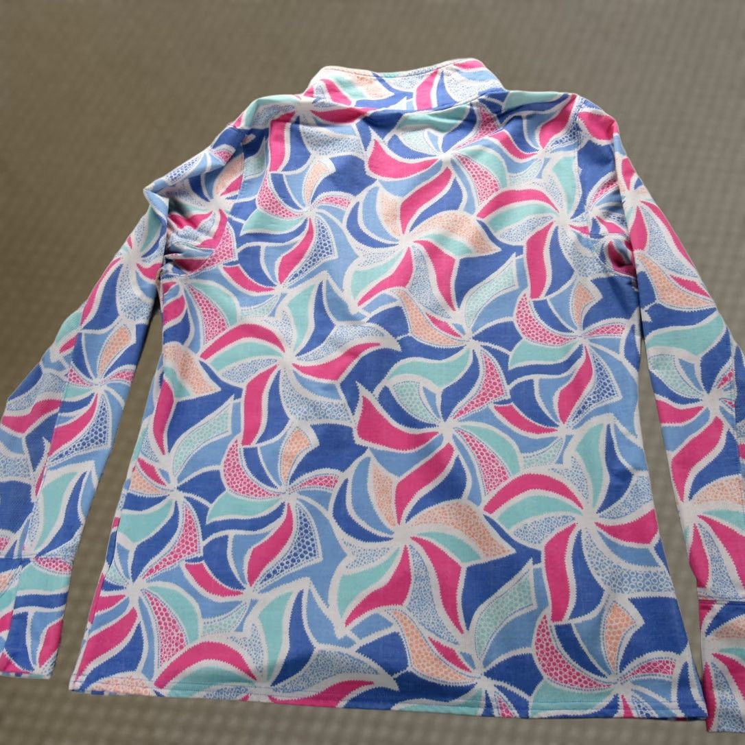 Vineyard Vines Vineyard Vines Performance Jacket Womens L Blue 1/2 Zip Pullover Athleisure, Classic, Fleece, Breathable, Regular Fit, Polyester Jacket Size L / US 10 / IT 46 - 1 Thumbnail