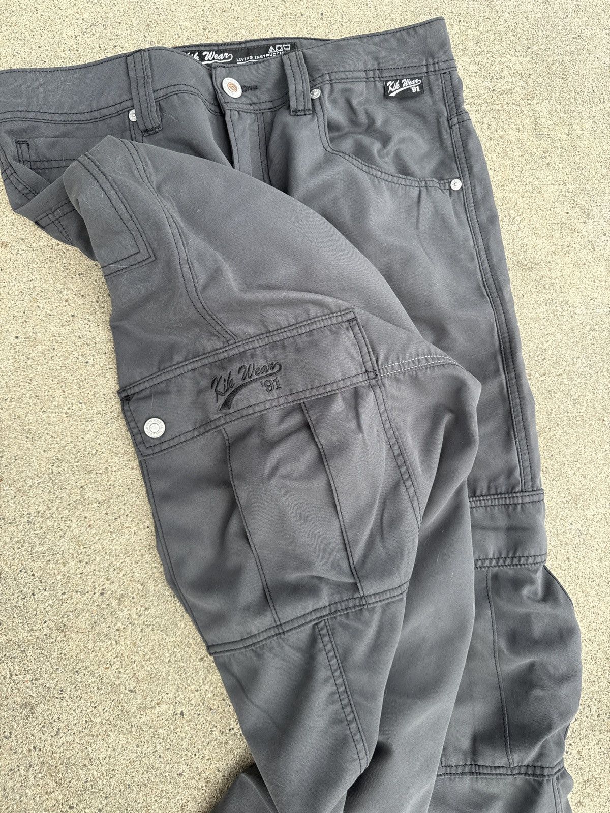 Other kikwear baggy microsuede cargo pants Size US 32 / EU 48 - 3 Thumbnail