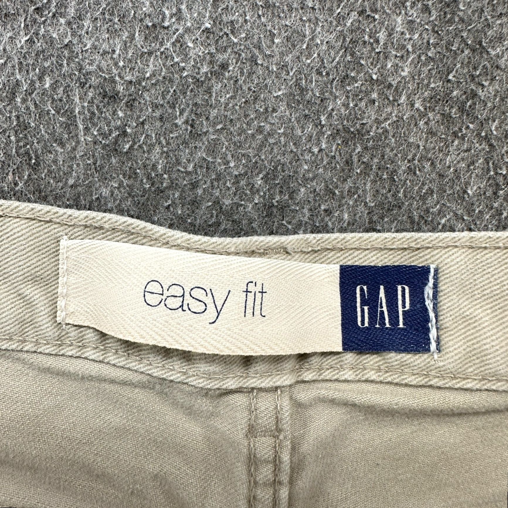 Gap VINTAGE Gap Shorts Mens 34 Beige Easy Fit Denim Jorts 5-Pocket Design Baggy 90s Mens Beige Shorts Size US 34 / EU 50 - 4 Thumbnail